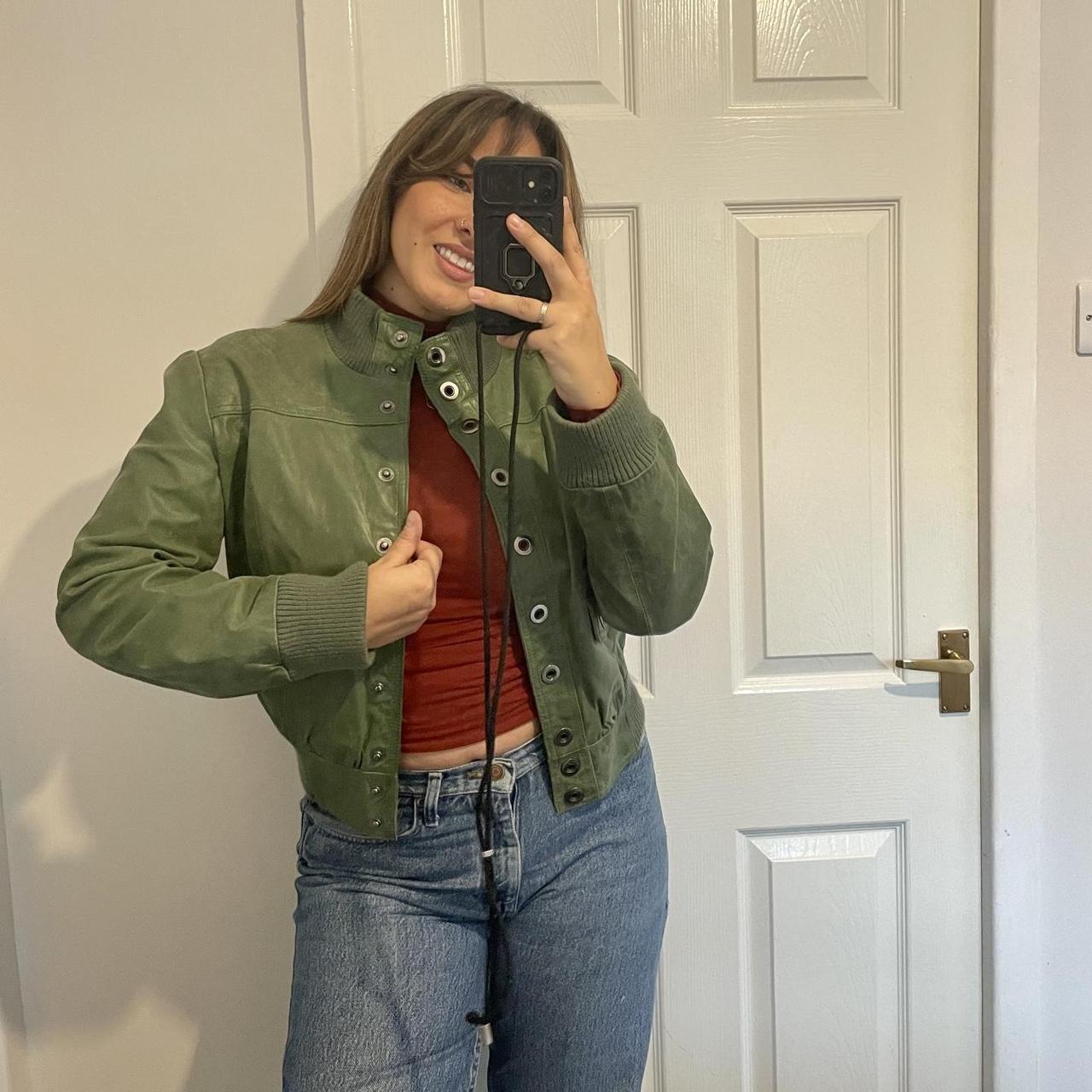 Debenhams green outlet jacket