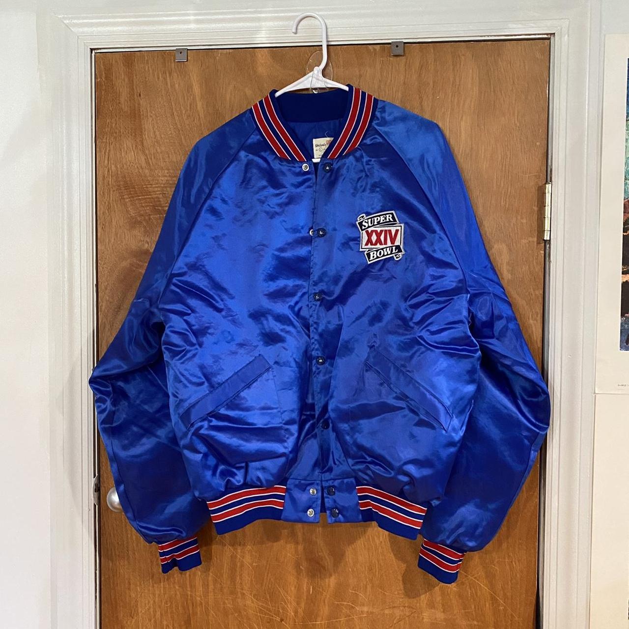 Vintage Pro-Line Starter Jets Satin Bomber Jacket Sz - Depop