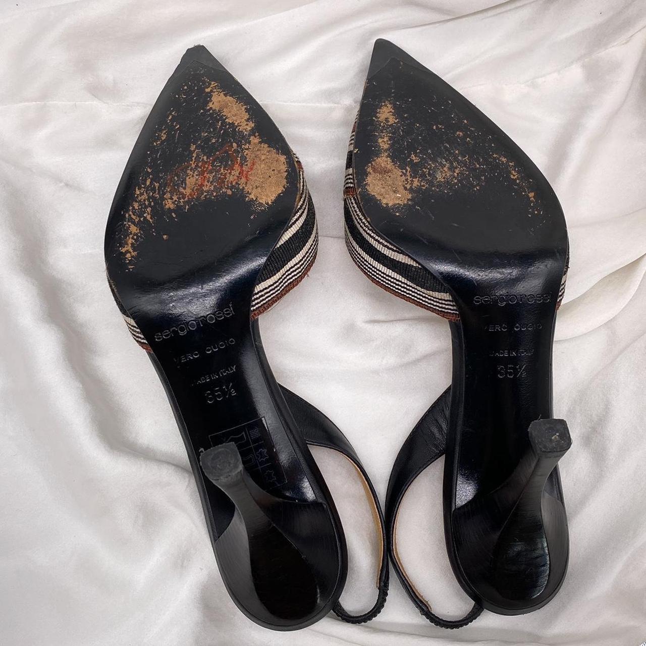 Sergio Rossi Women's Brown and Black Sandals (3)