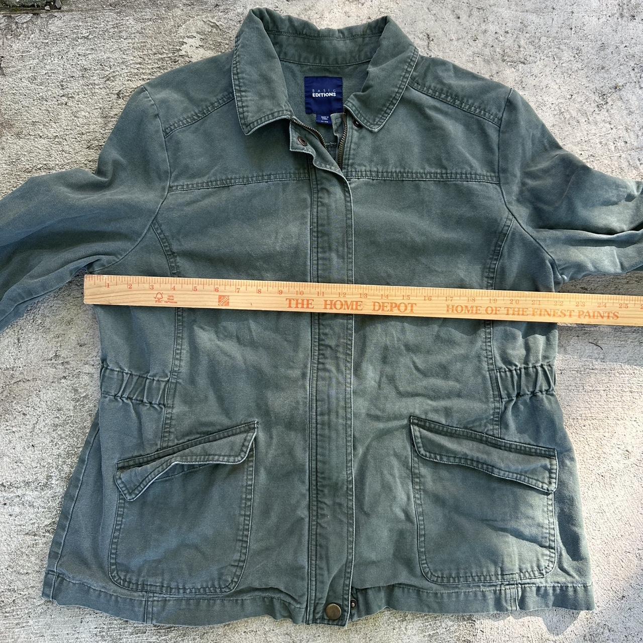 Basic Editions Women's Lightweight Jacket - Green… - image 7