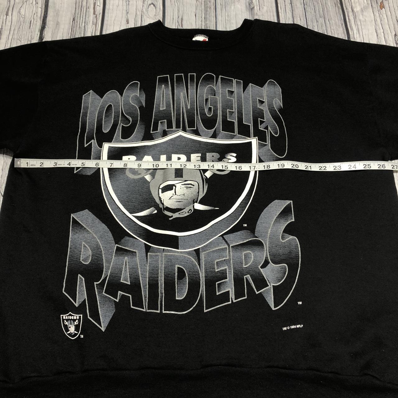 Los Angeles Raiders black sweatshirt crewneck big - Depop