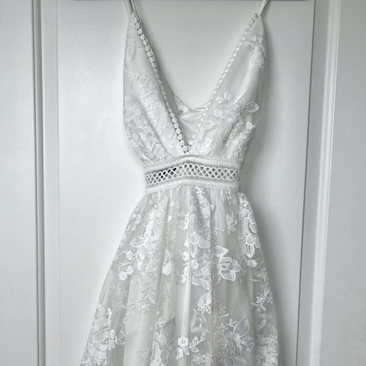 Stunning Spring Mini Dress - Ivory, Fashion Nova, Dresses