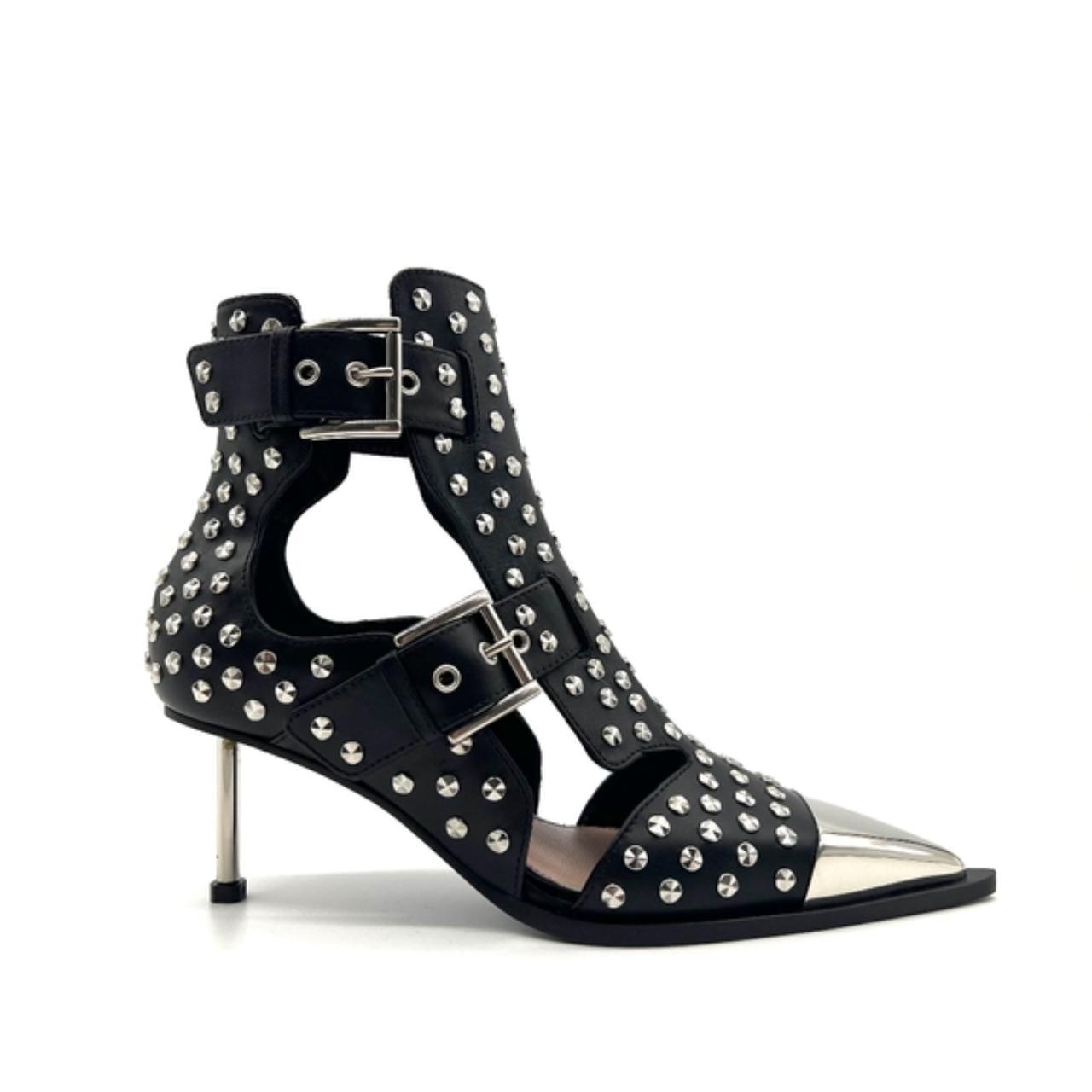 Alexander mcqueen cheap caged ankle boots