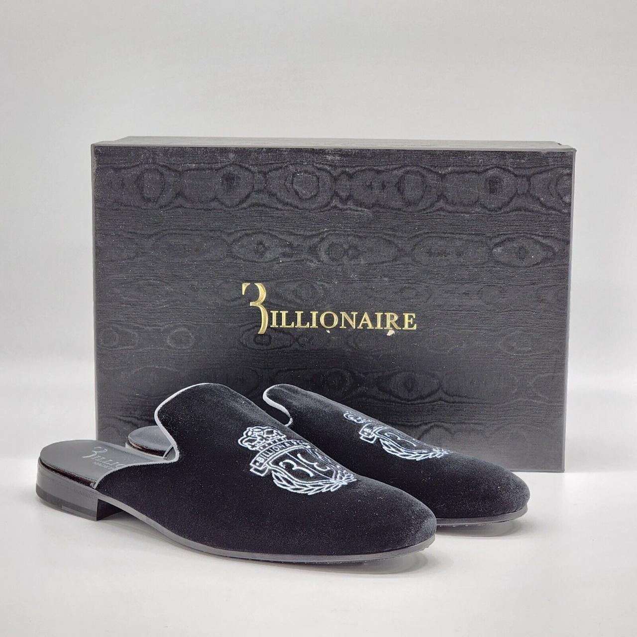 Billionaire Men's Black and White Loafers (8)