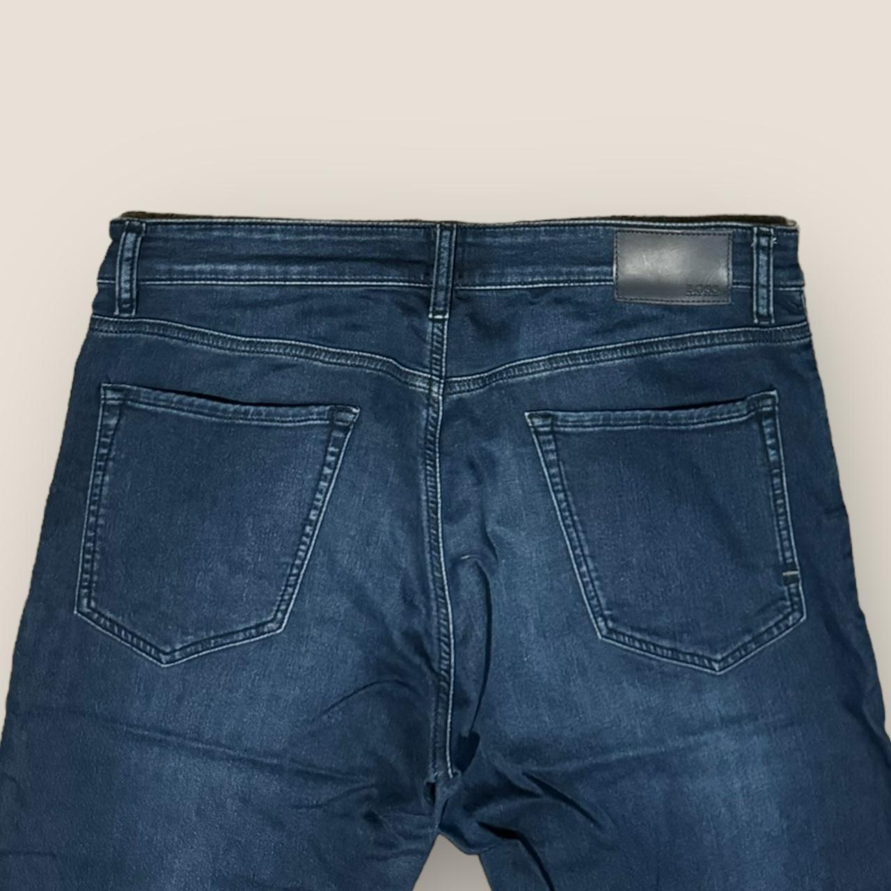 Mens Denim Blue Hugo Boss 030 Maine Regular Fit