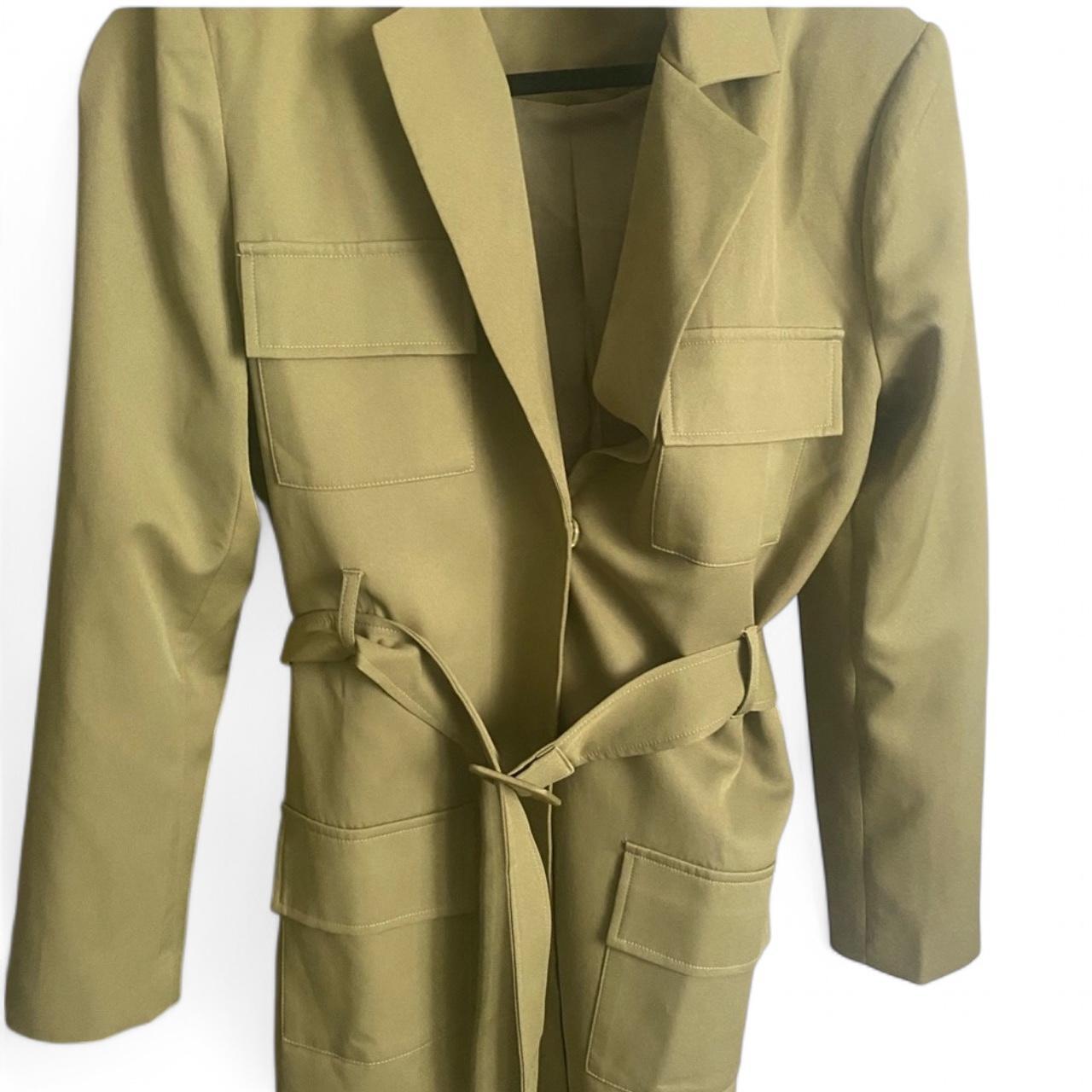 Princess Polly Women's Blazer Dress Khaki/Green S – From
