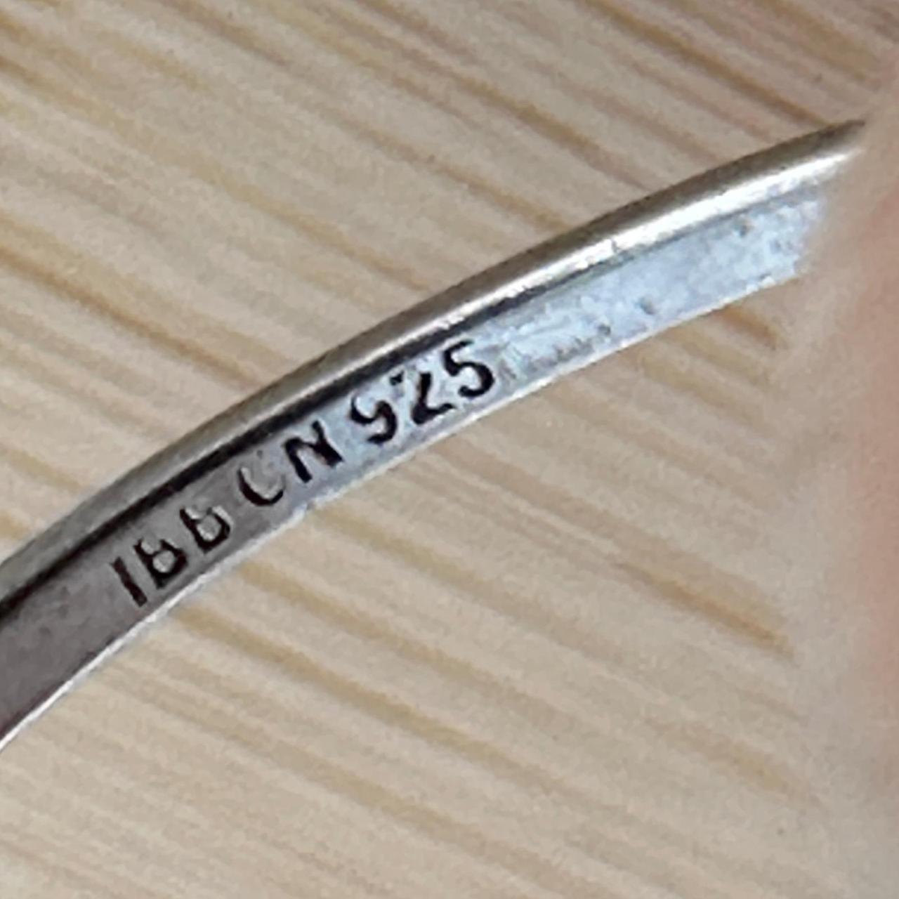 Women's Ring - Silver – Vintage Stackable Sterlin… - image 7