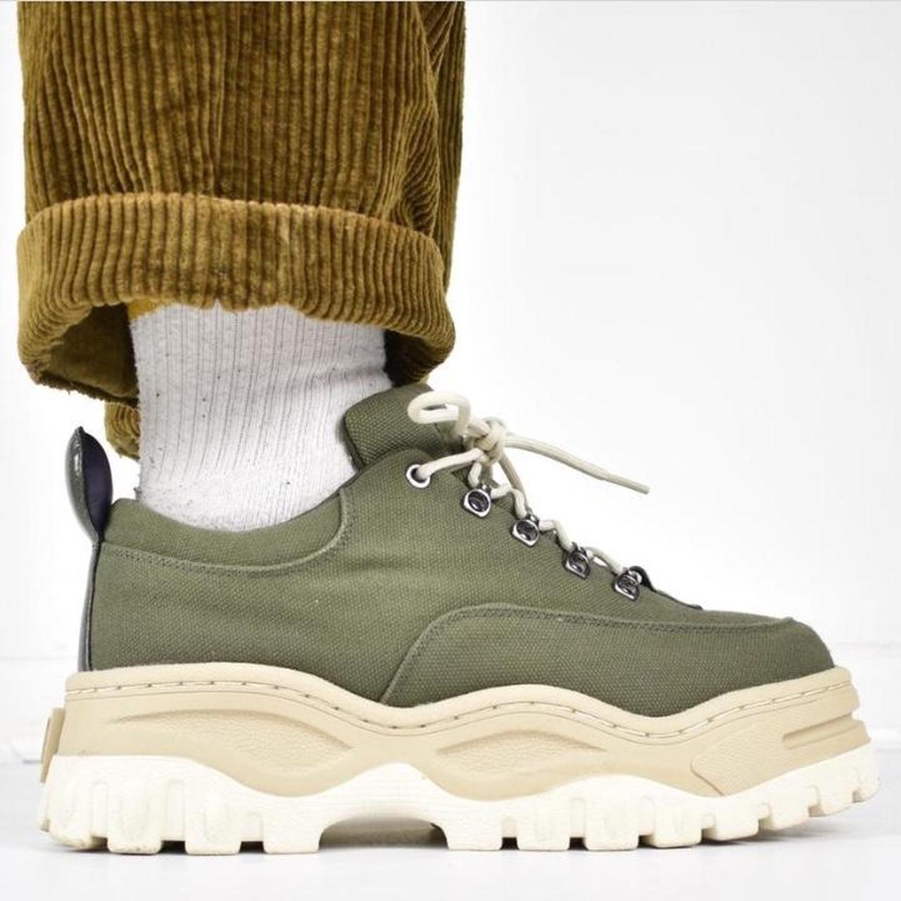 EYTYS Angel canvas green men's platforms EUR 42 /... - Depop