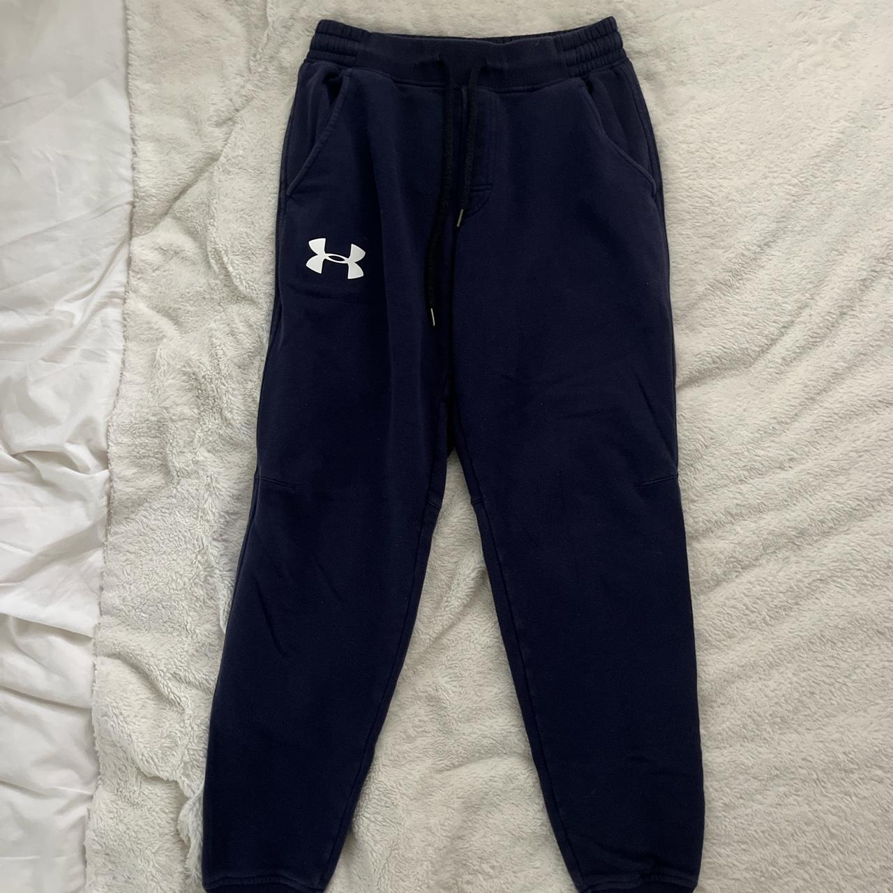 Under armour navy sales sweatpants