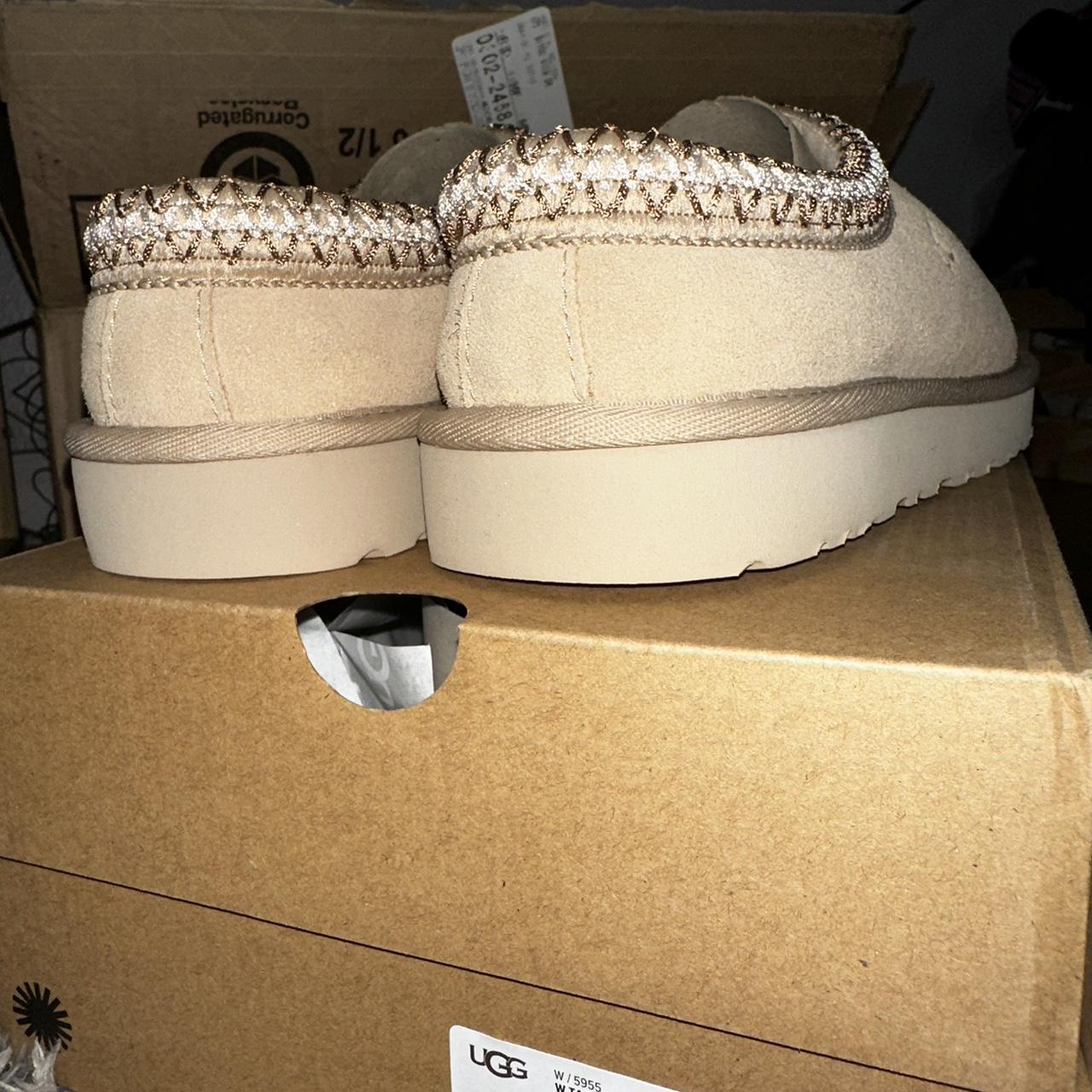 womens ugg tasman color driftwood womens size 10/... - Depop