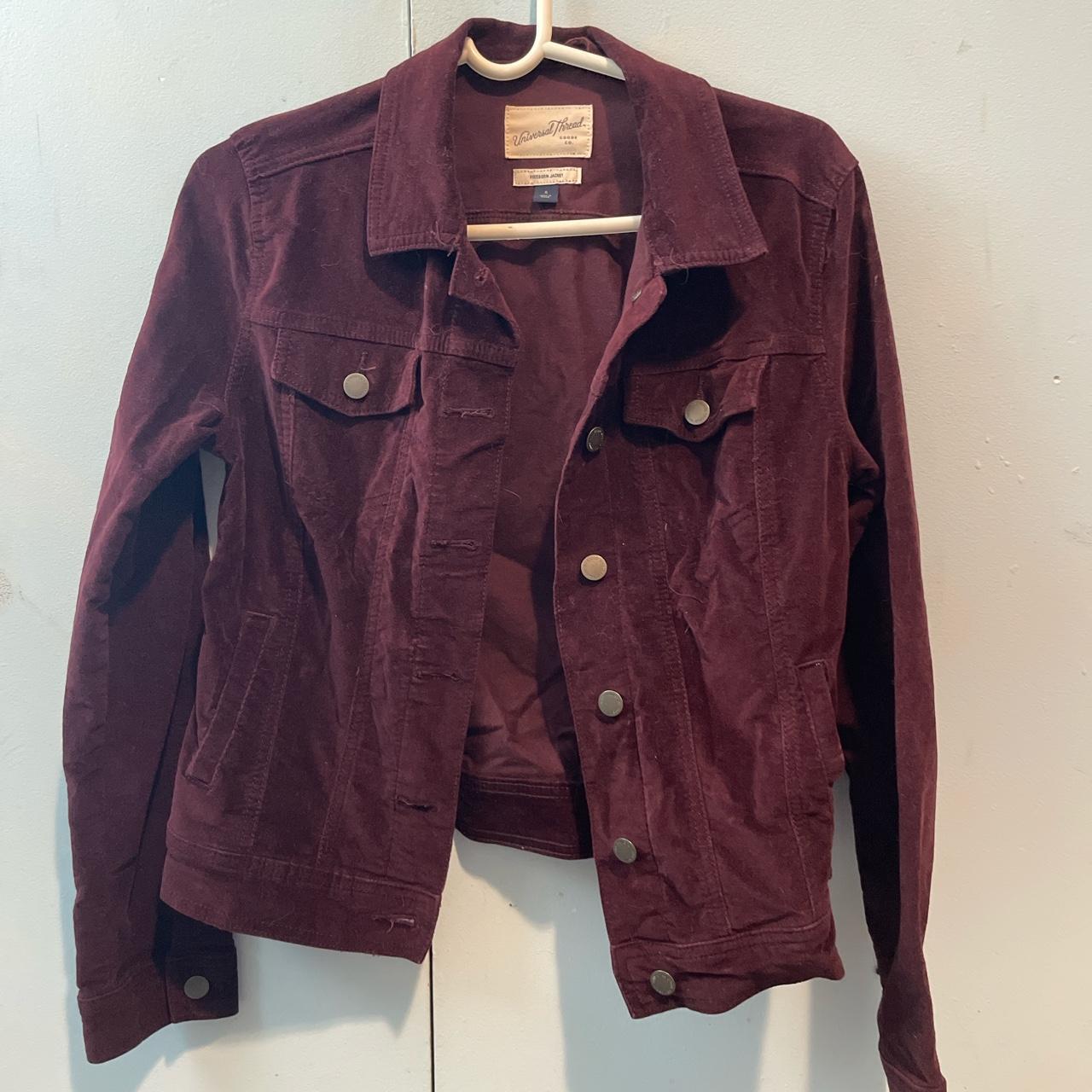 Universal thread clearance corduroy jacket