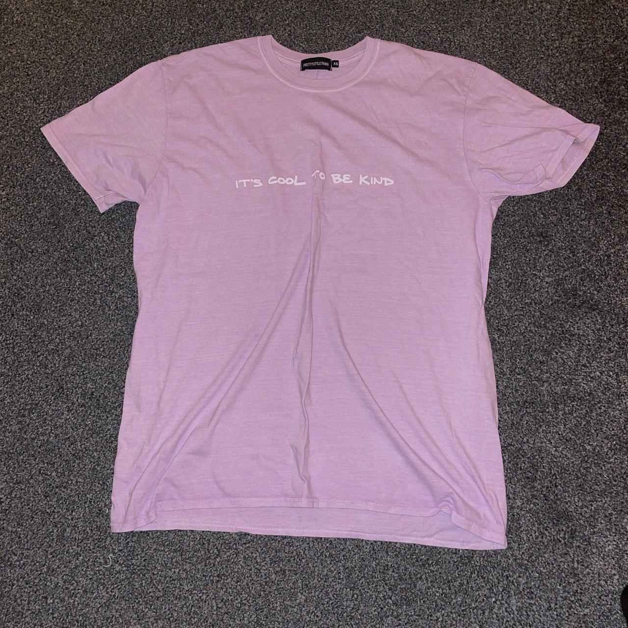 light purple very oversized t shirt with ‘it’s cool... - Depop