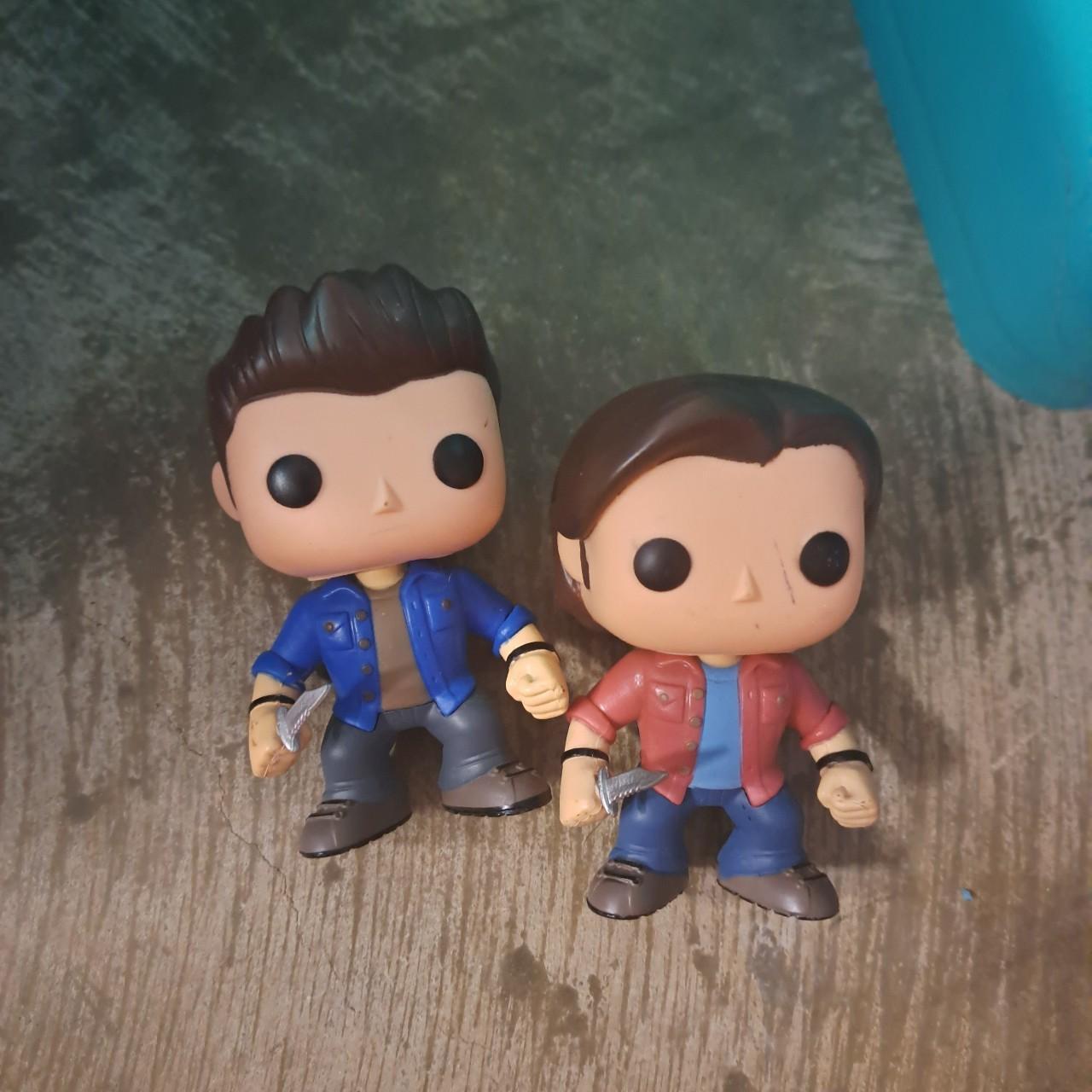 Supernatural Sam and Dean out of box, marks on faces... - Depop