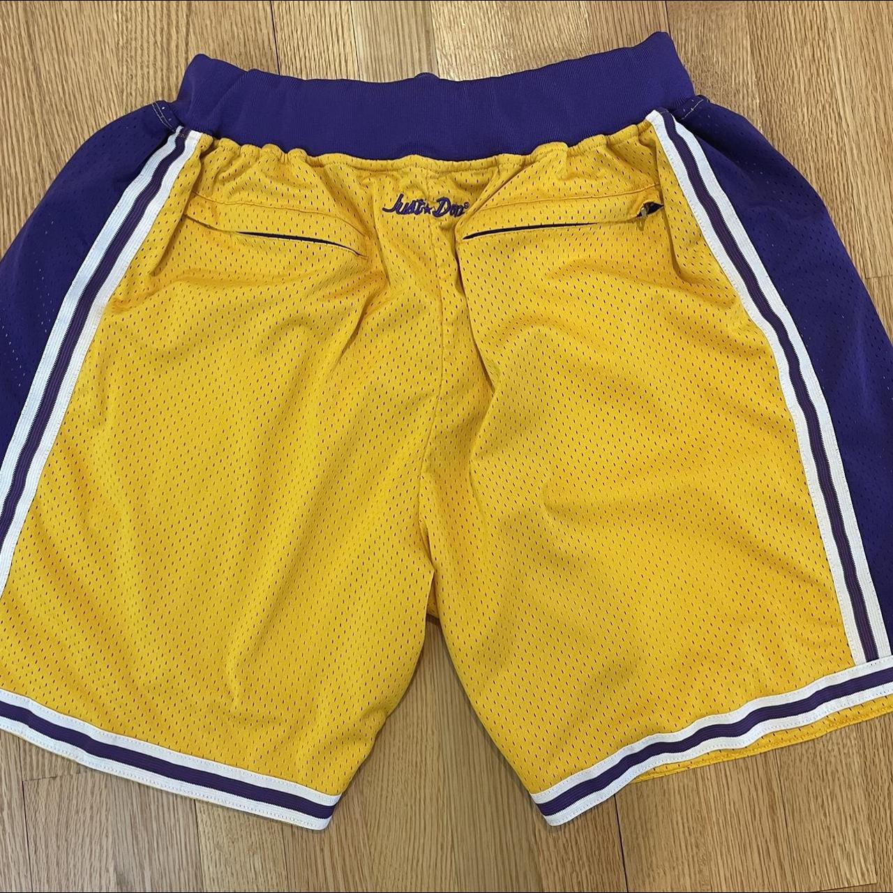 Just Don Los Angeles Lakers Purple Away Shorts SOLD OUT!!! for