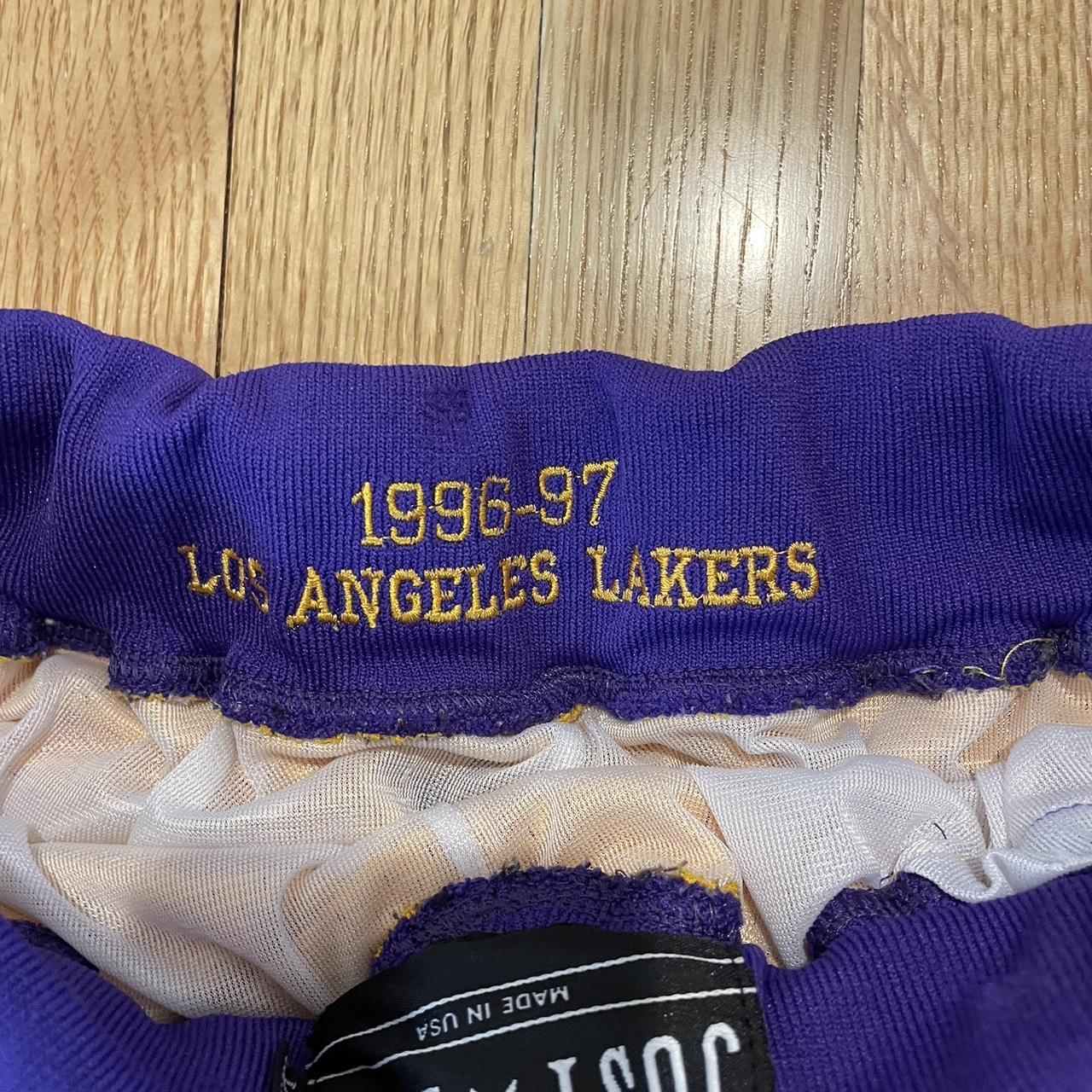 1996 1997 LA Lakers Just Don Shorts Made in the USA - Depop