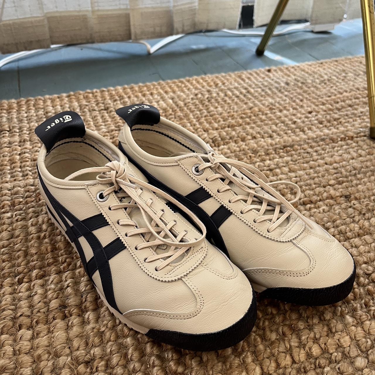 Onitsuka Tiger Birch/Peacoat Mexico 66 SD worn... - Depop