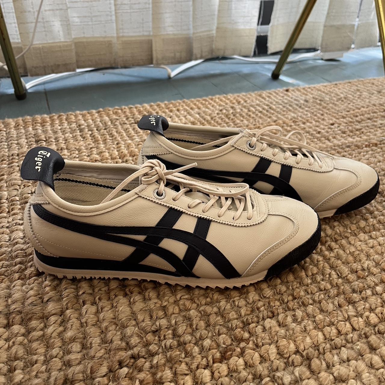 Onitsuka Tiger Birch/Peacoat Mexico 66 SD worn... - Depop