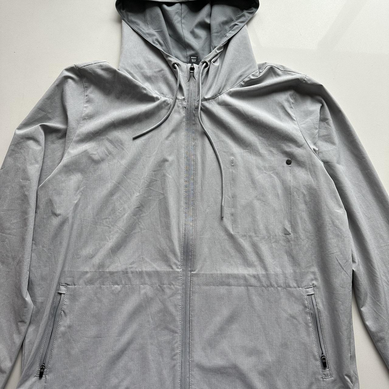 Vuori Men's Grey Jacket Depop