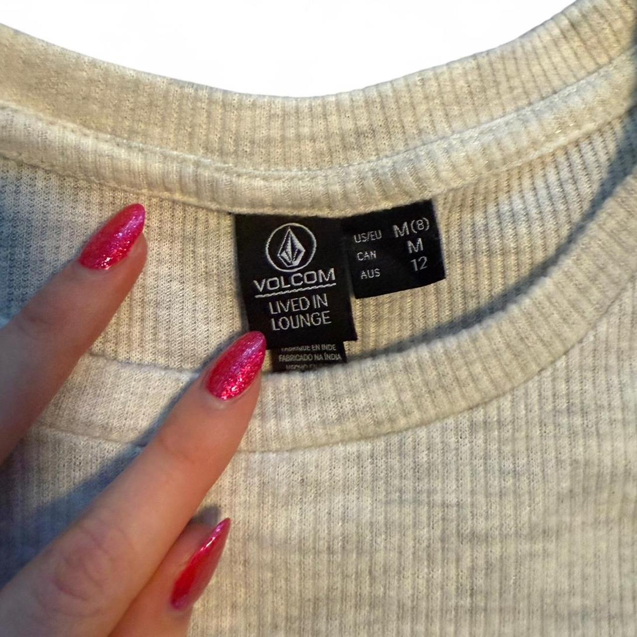 Volcom Women's Crop top - Grey - M – Volcom super… - image 2