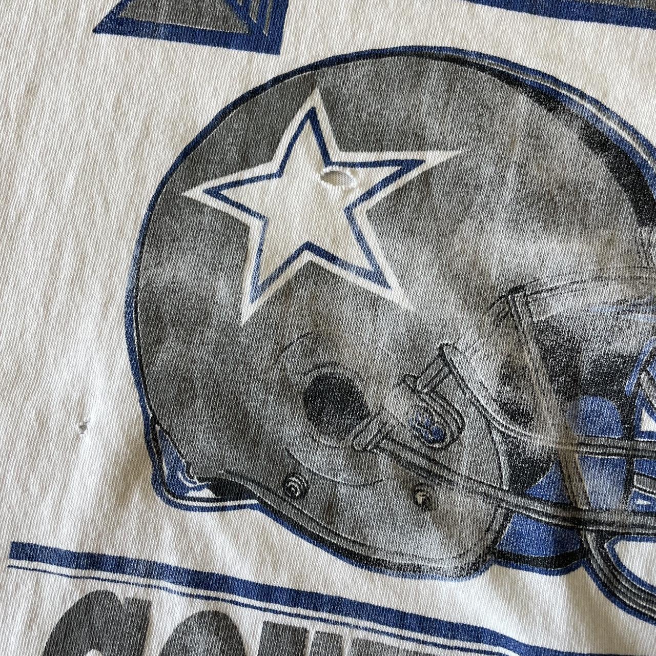 Retro Styled Dallas Cowboys T-Shirt Size: - Depop