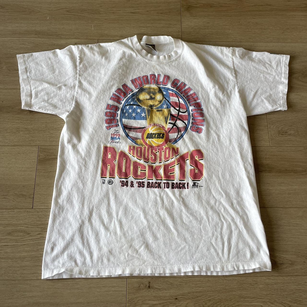 90s Houston rockets nba finals starter tee, Fits XL...