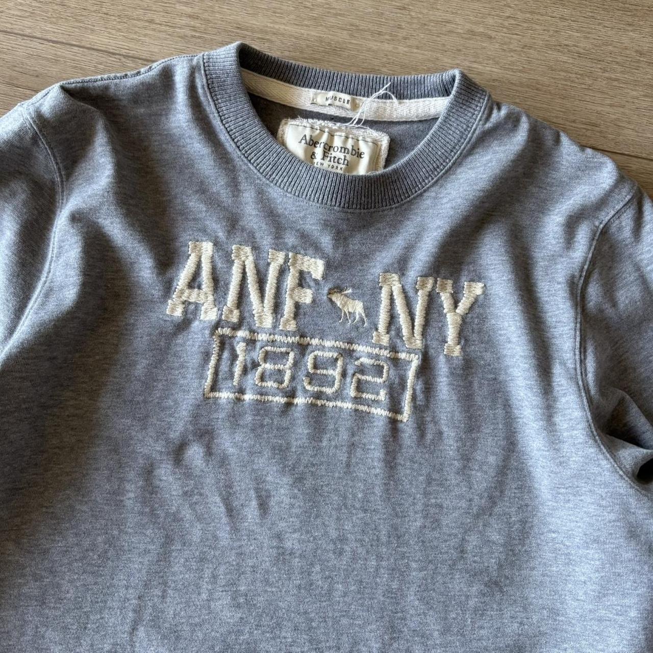 Abercrombie & Fitch Men's Shirt - Grey/Multi - L … - image 1