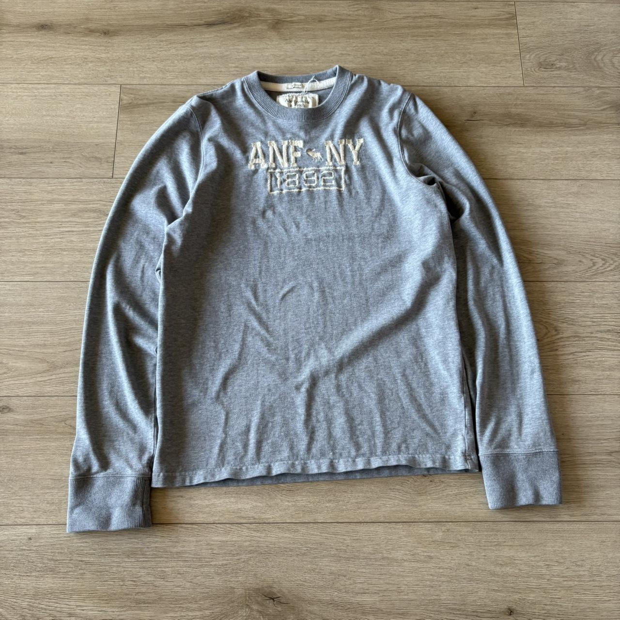 Abercrombie & Fitch Men's Shirt - Grey/Multi - L … - image 2