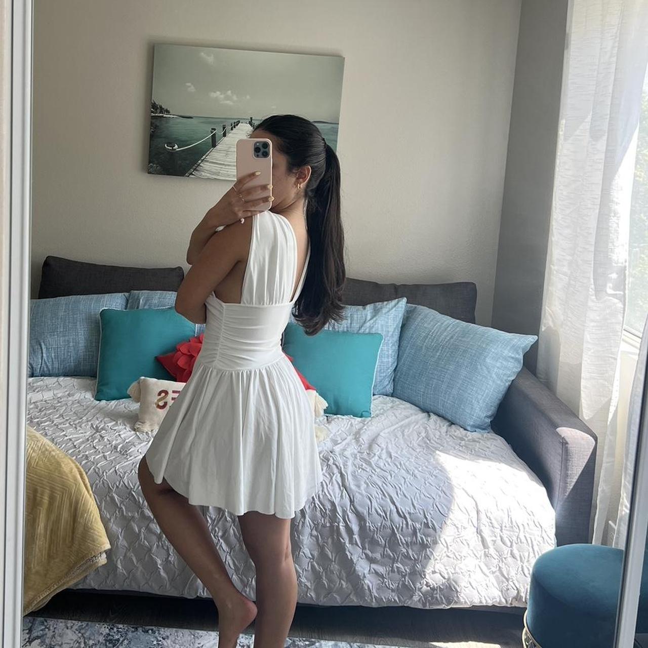 WHITE MINI DRESS Super cute white mini dress🕊️ This... - Depop