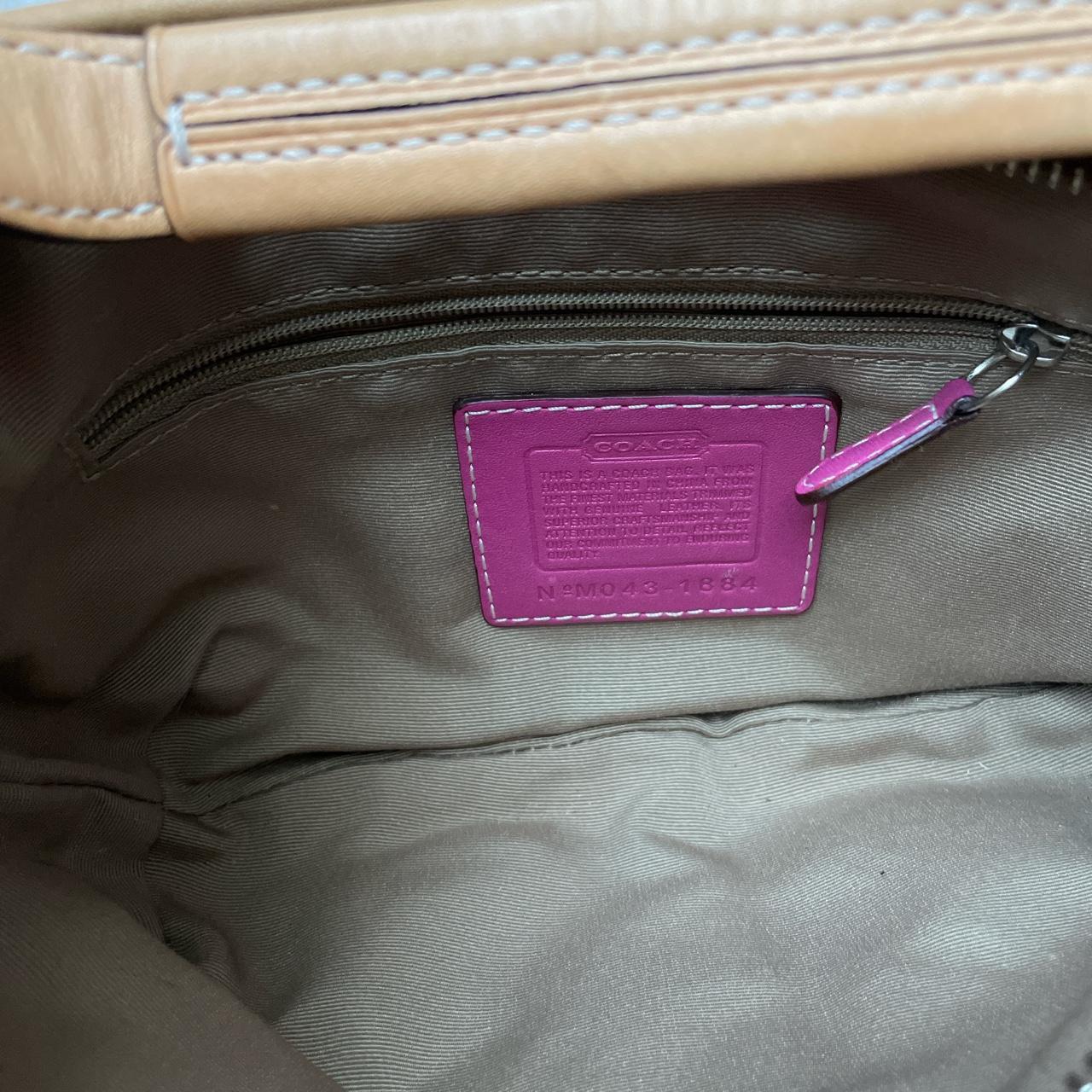 Y2K Coach Hampton multi stripe bag