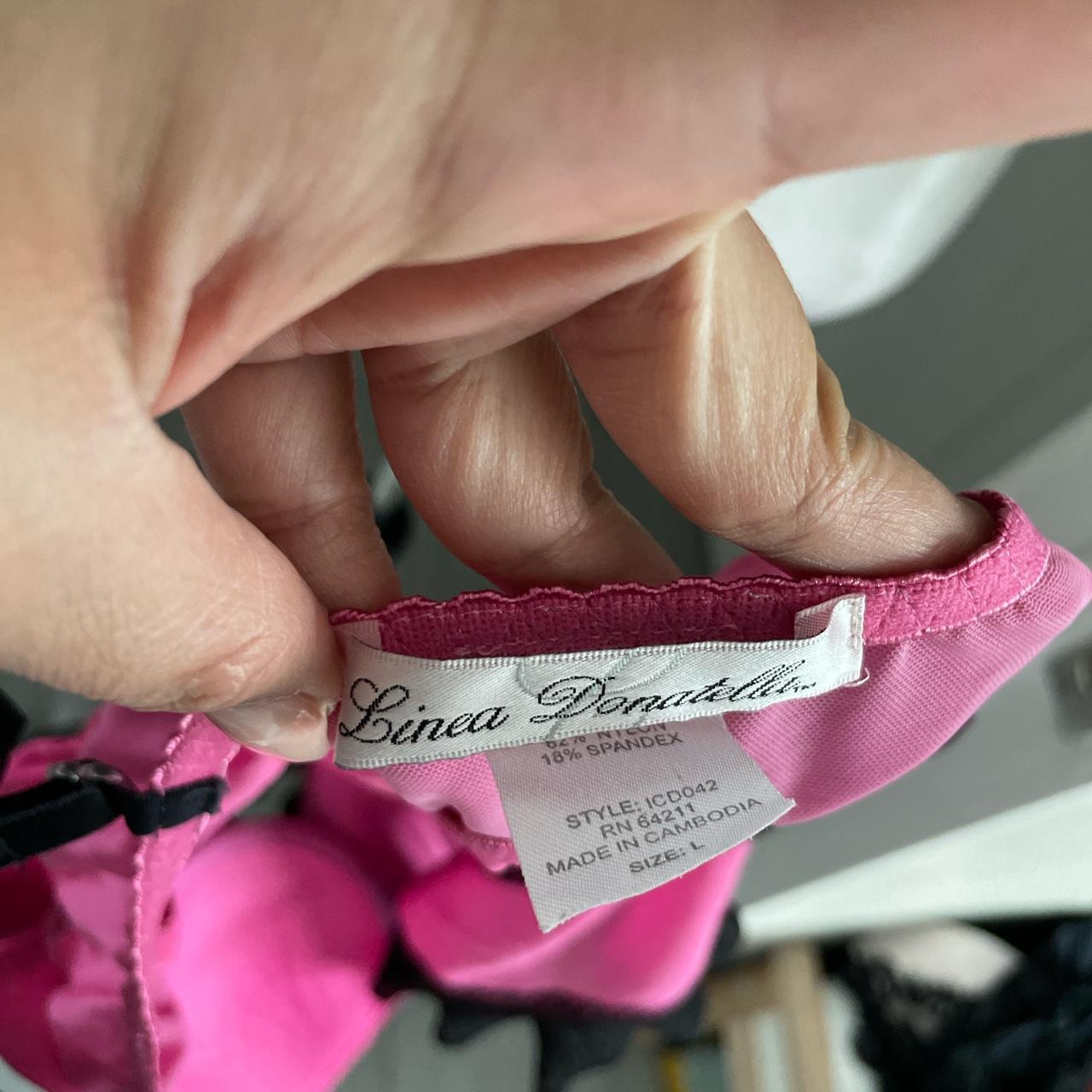 Linea Donatella Women's Pink and Black Vest (4)