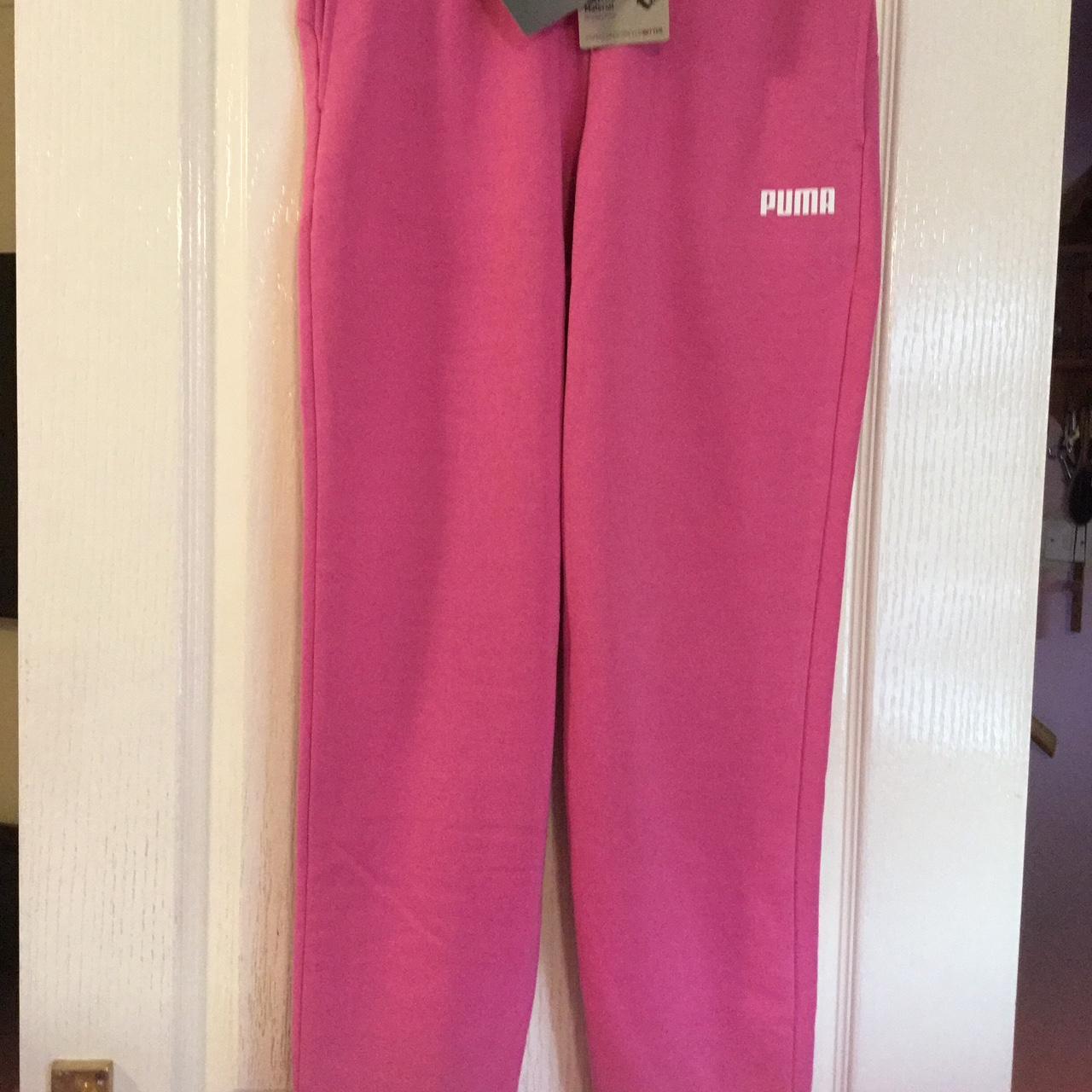 Puma pink joggers online