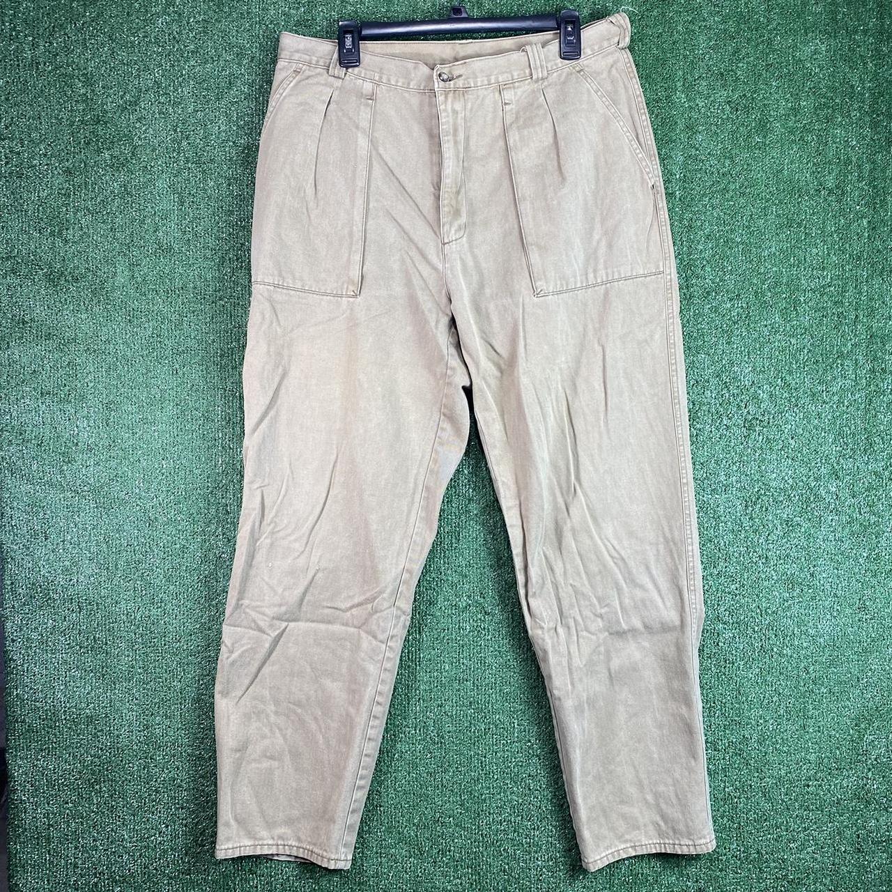 Vintage 90s light brown Gap Khaki pants No flaws... - Depop