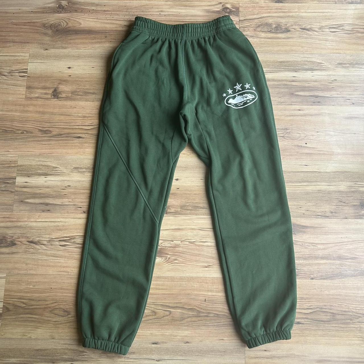 Corteiz Green Joggers Condition 10/10 Never... - Depop