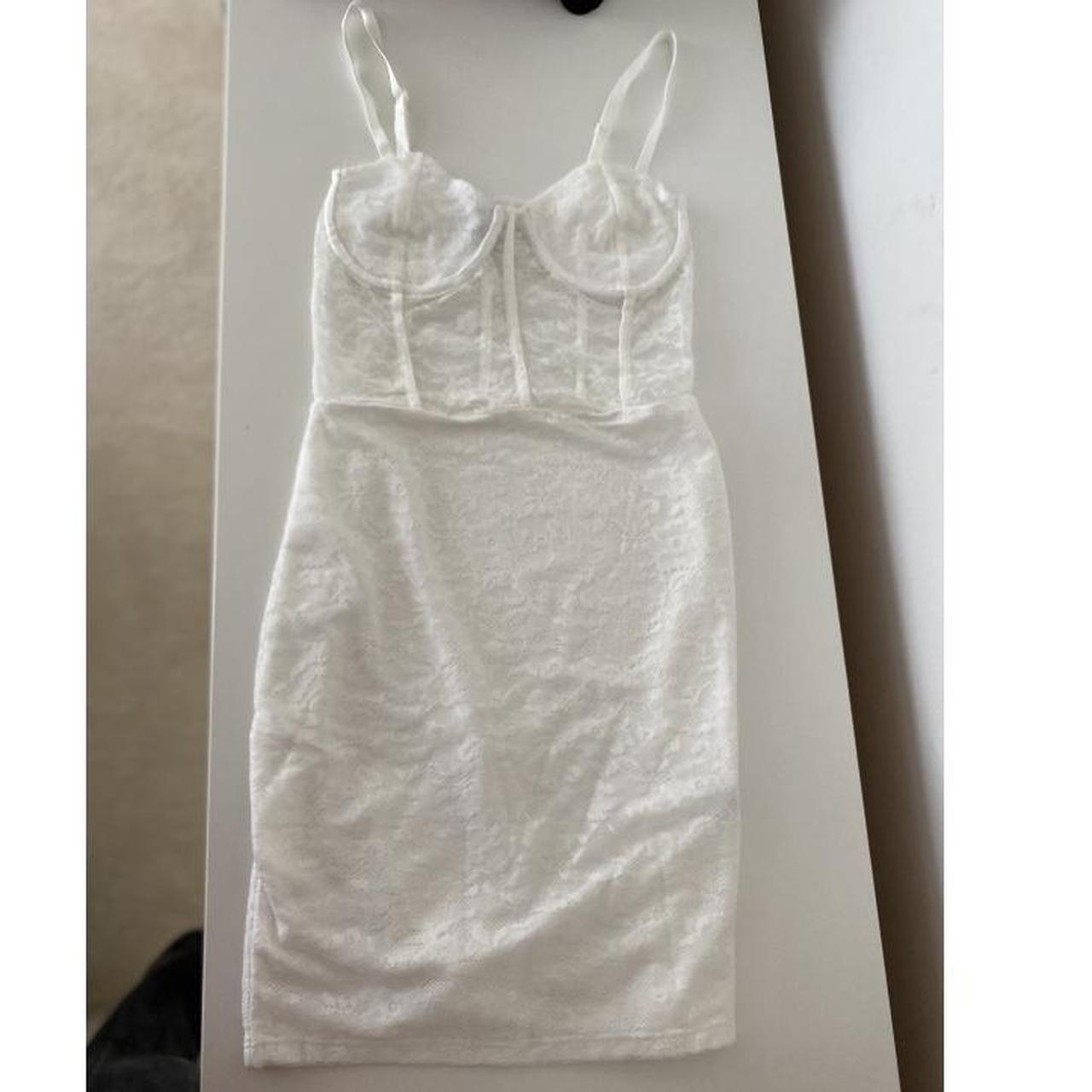 H&M Women's White Dress Depop