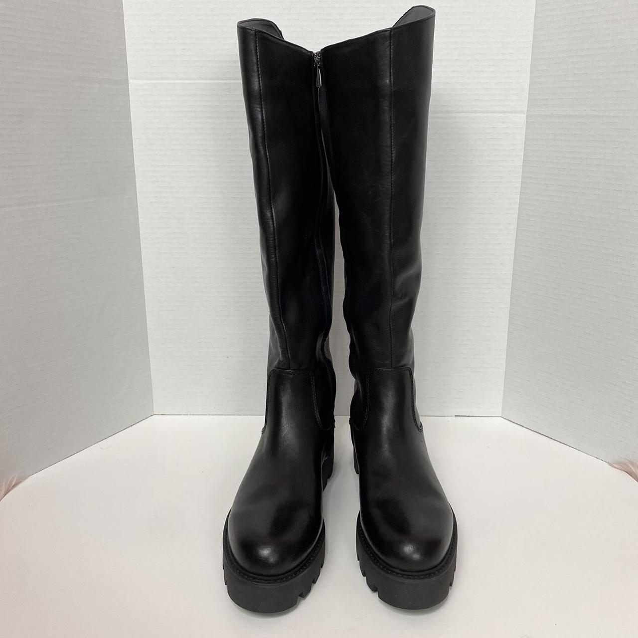 Franco Sarto women's Balinboot knee high boot. Black... - Depop