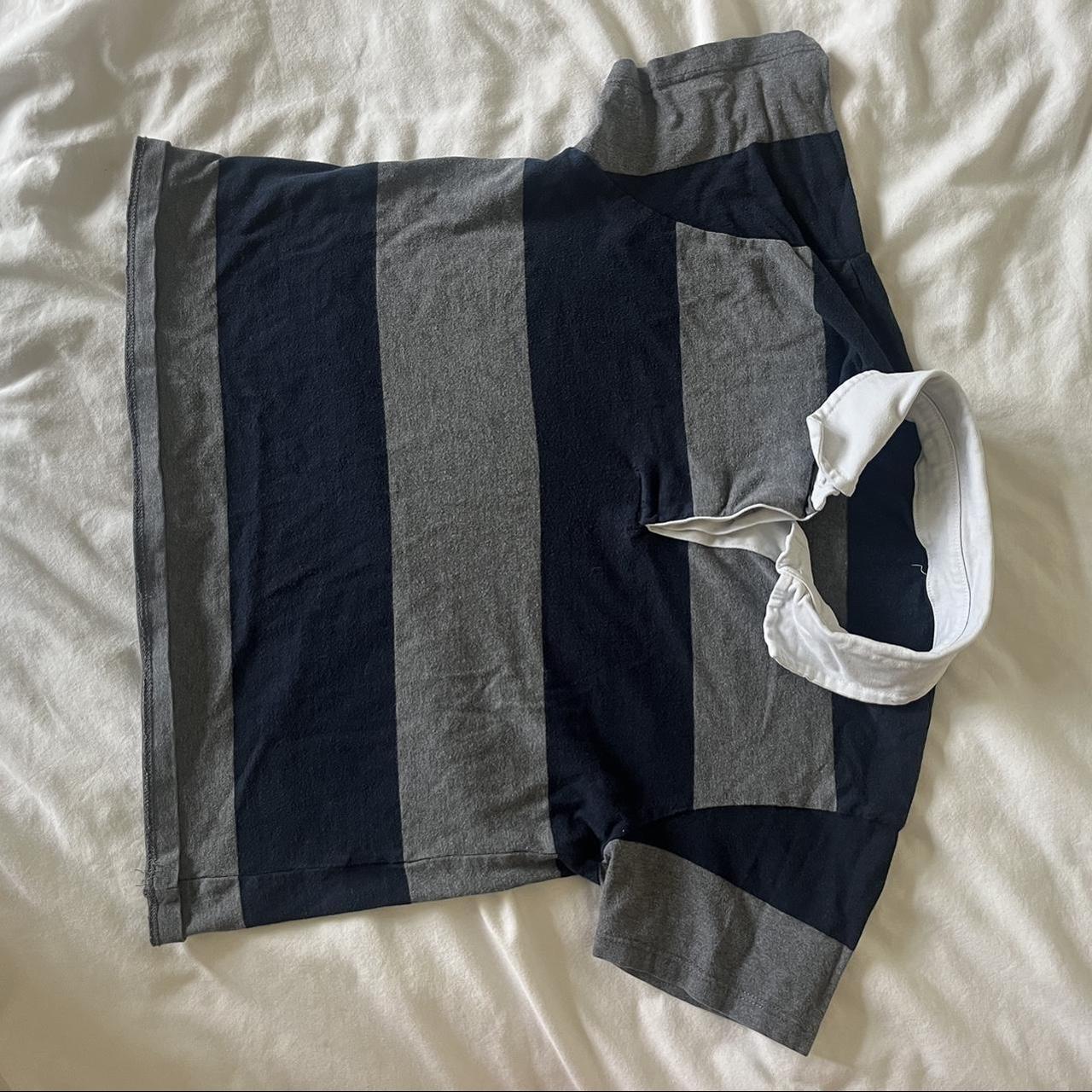brandy melville polo striped rugby shirt slightly... Depop