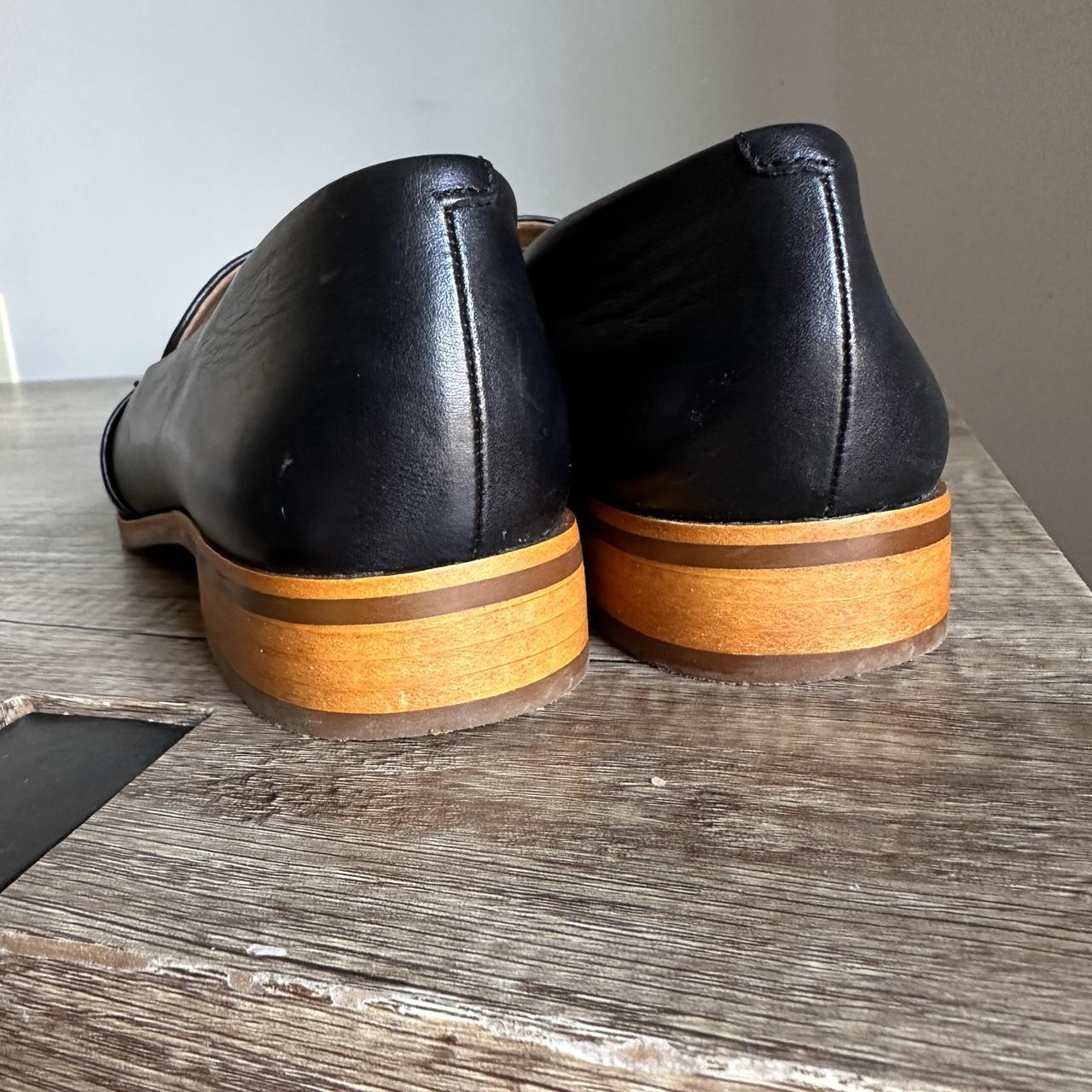 aerosoles loafers black leather