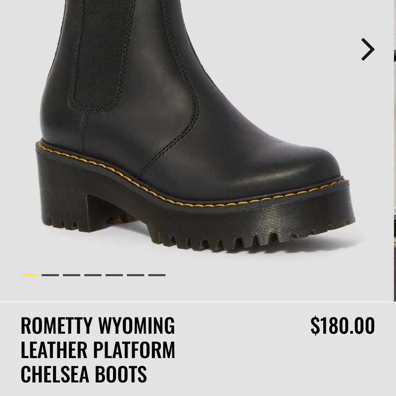 rometty platform chelsea boots