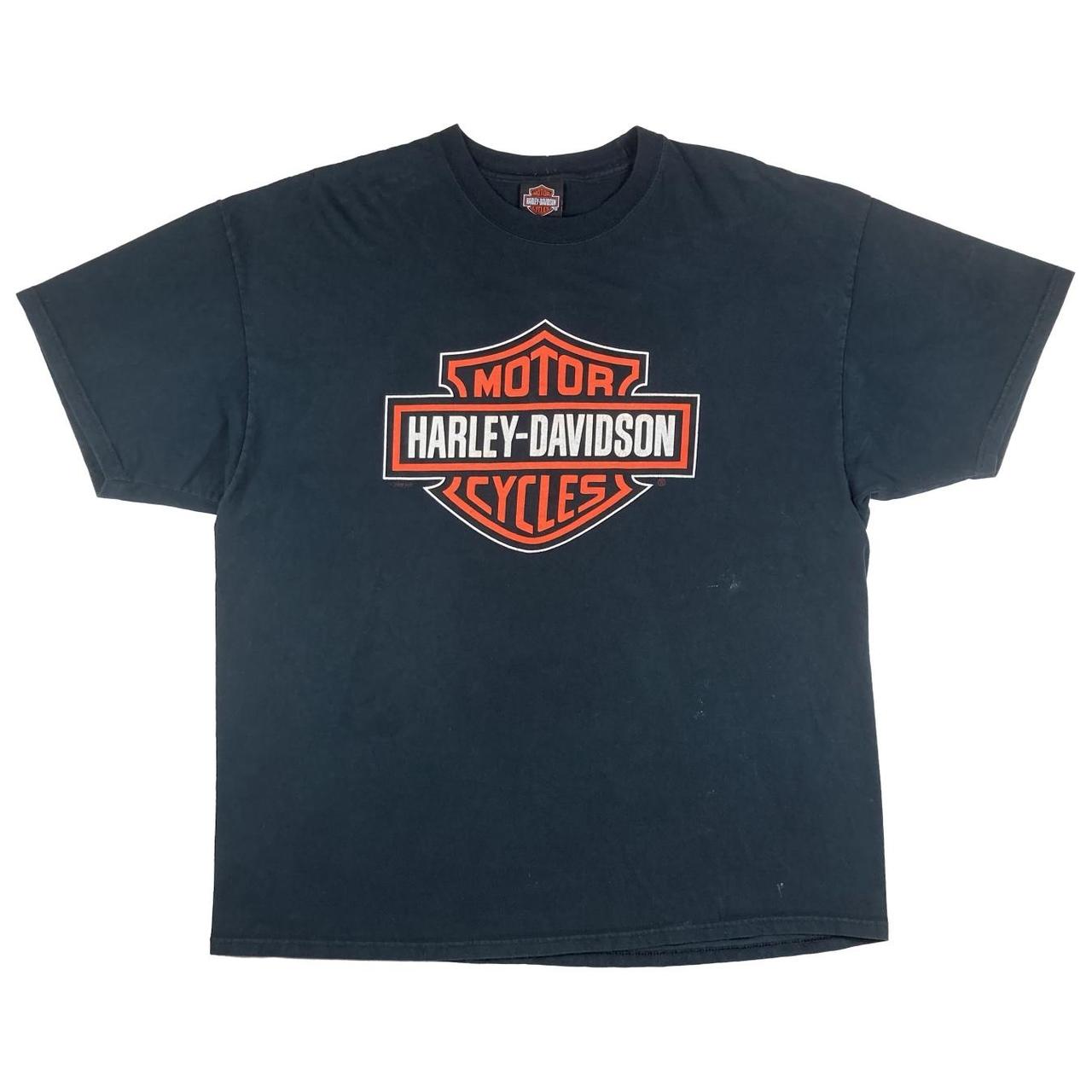 Harley Davidson Men's Black T-shirt | Depop