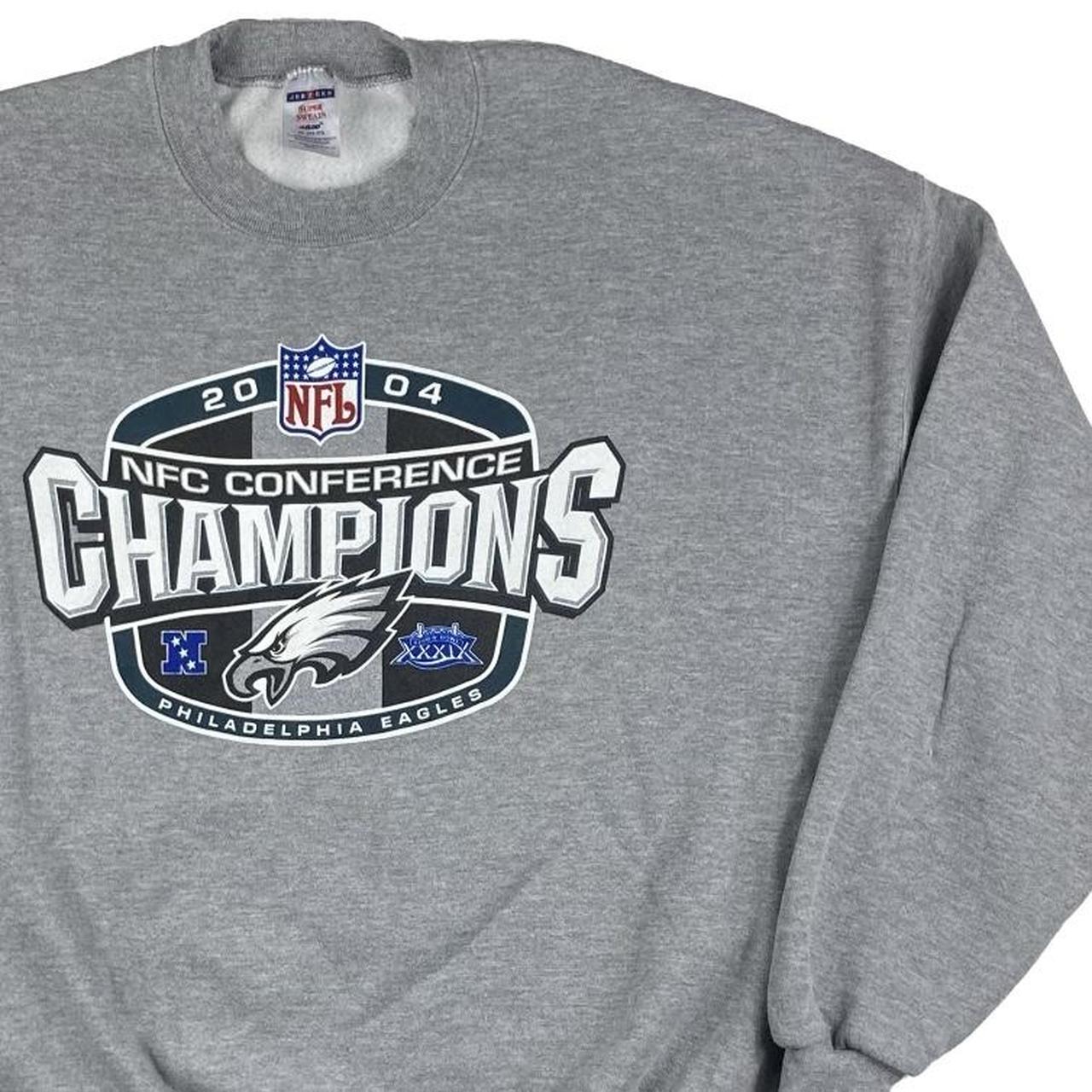 Philadelphia Eagles Crewneck, Soft, grey and new - Depop