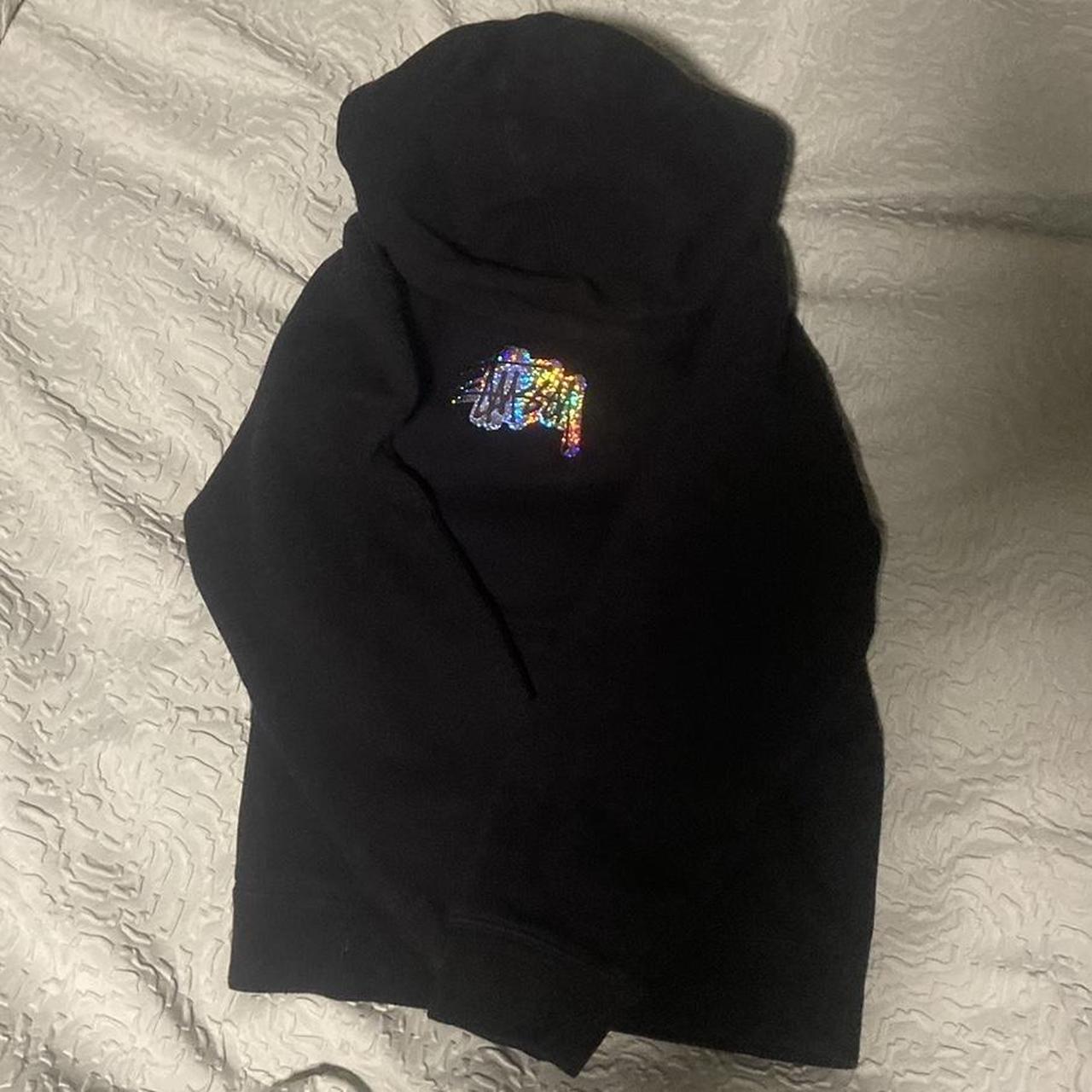 Stussy rainbow sale hoodie