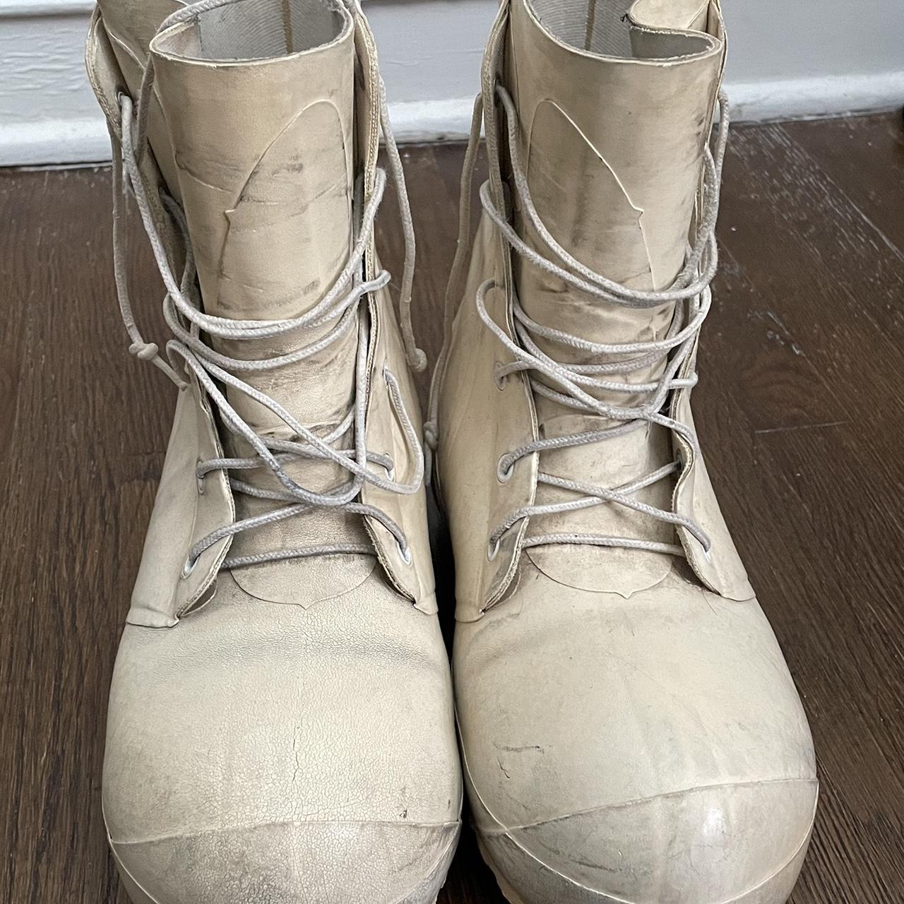 Genuine US Military, Black Mickey Mouse Cold Weather Boots/ White Cold  Weather Mickey Mouse Bunny Boots
