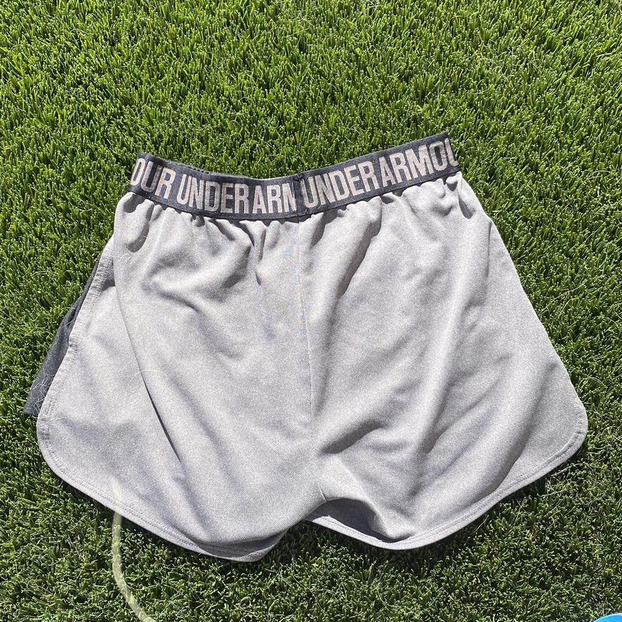 Black And Grey Under Armor Shorts In Great Depop 1244