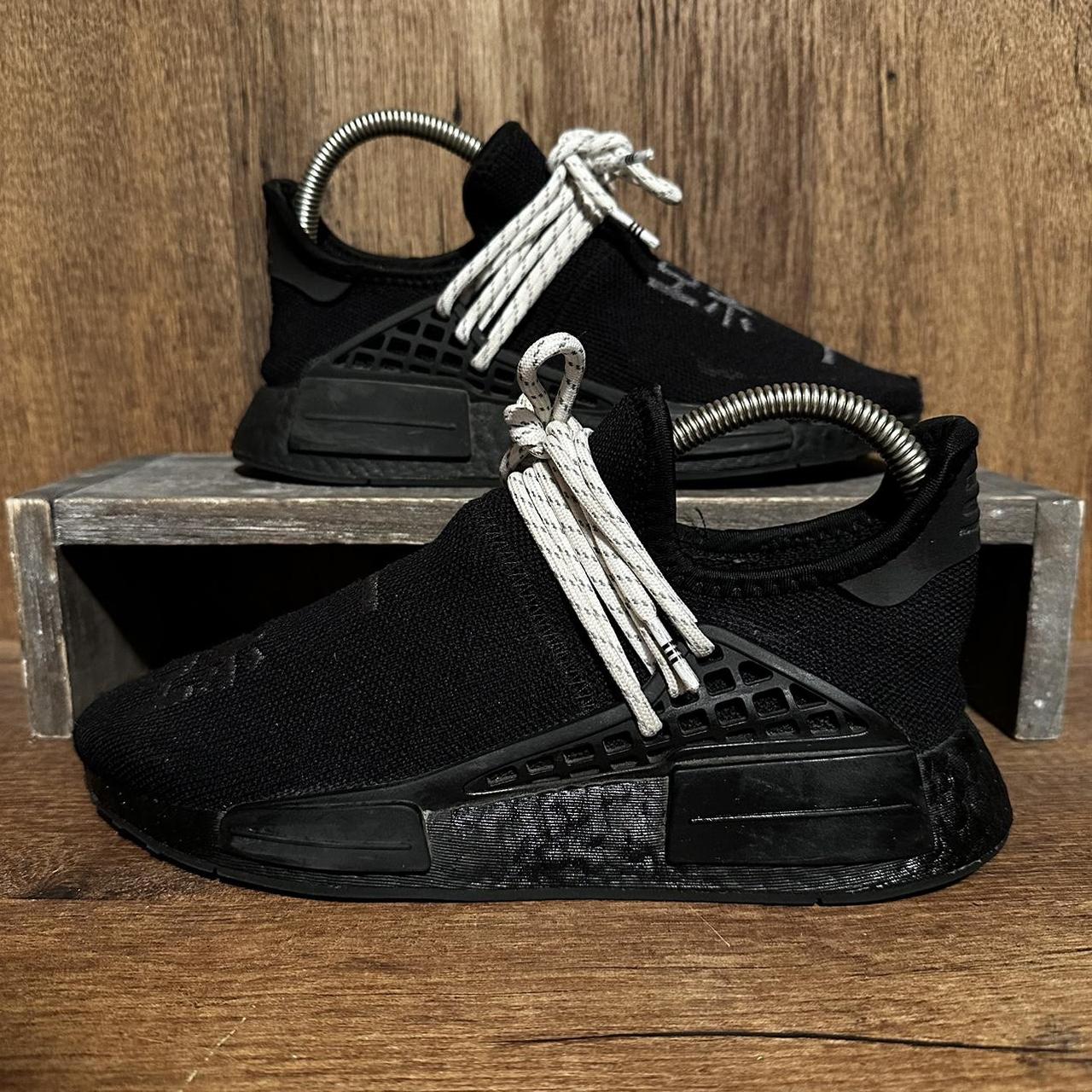 adidas Pharrell x NMD HU Human Race Black Shoes Size. Depop