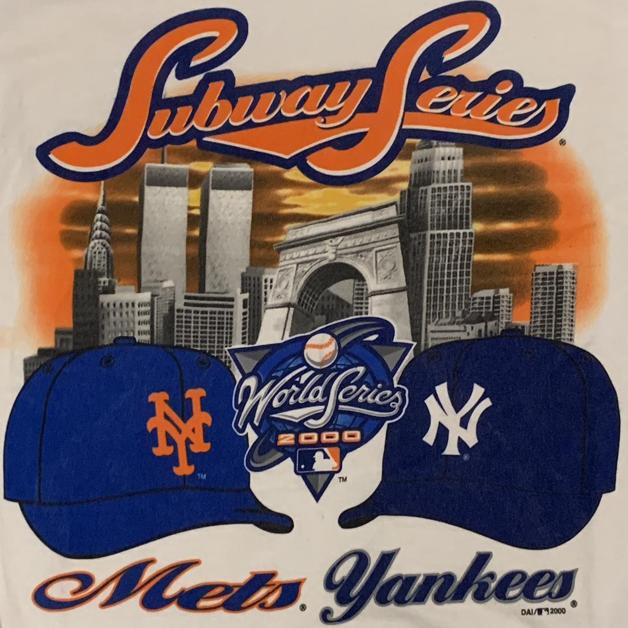 Vintage 2000 Y2K New York Yankees Subway Series - Depop