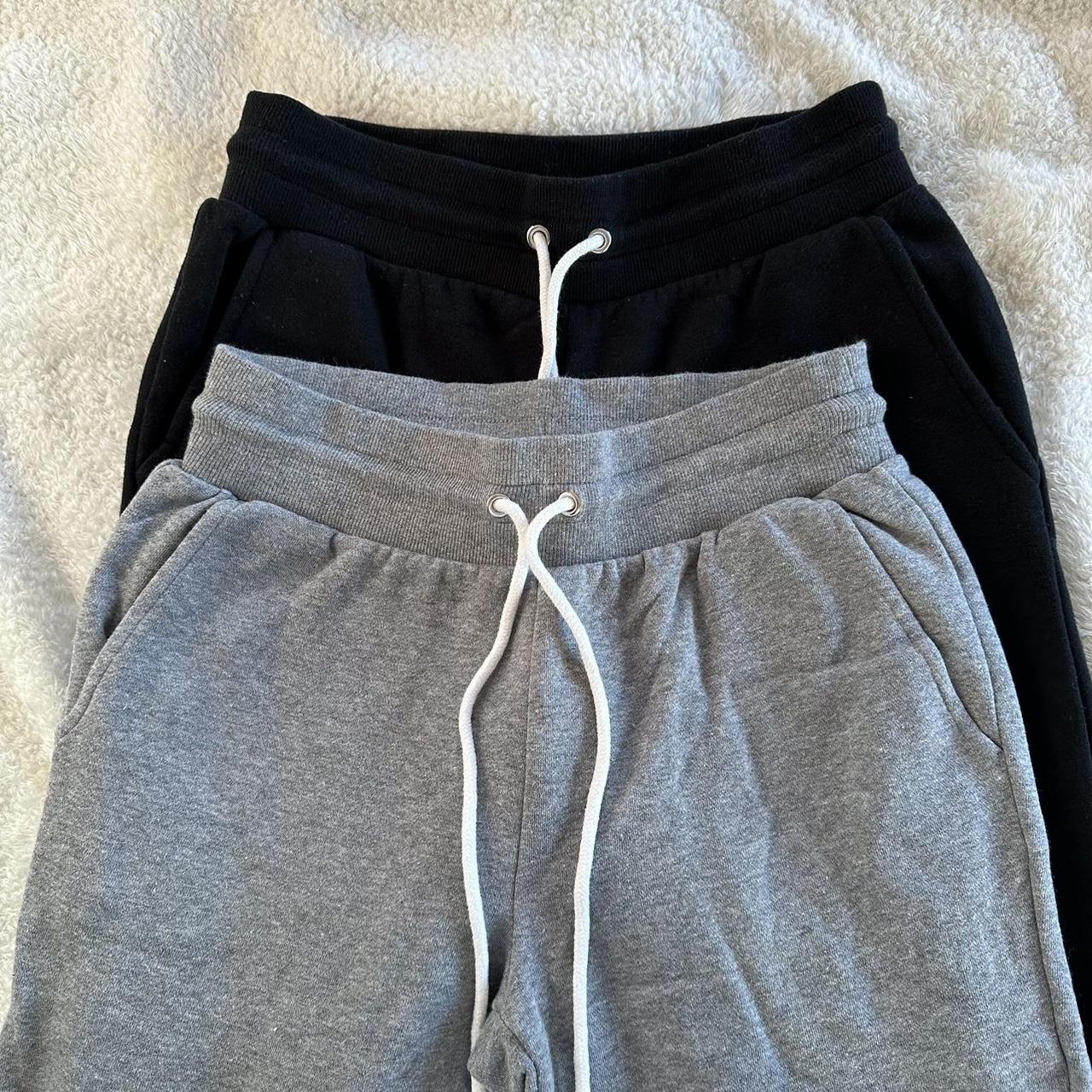 Wild Fable grey and black sweatpants 2 pair... - Depop