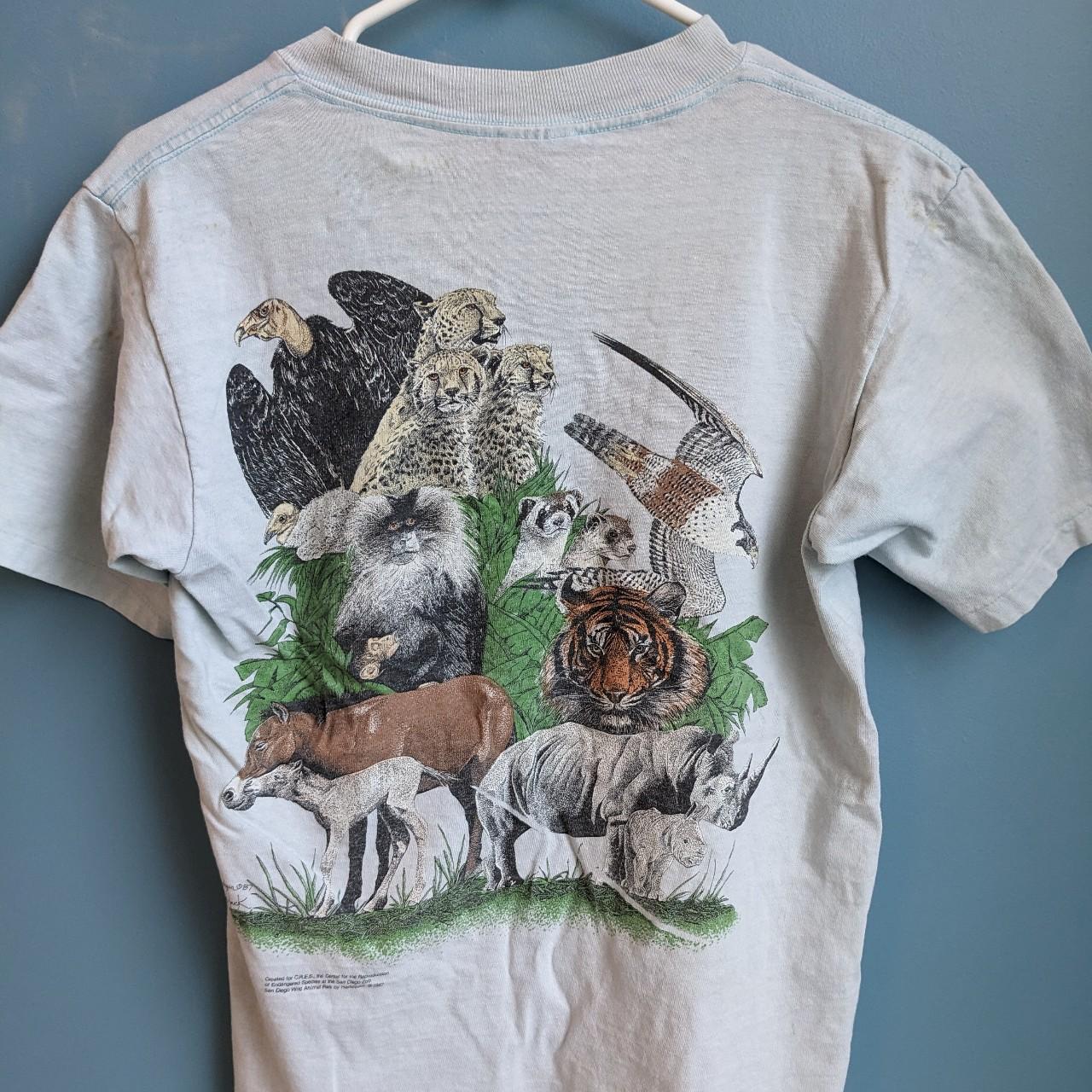 Vintage 1987 San Diego Zoo T-Shirt Size Small