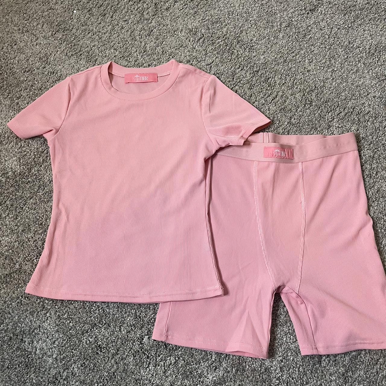 Skims 2 piece dupe set #skims - Depop