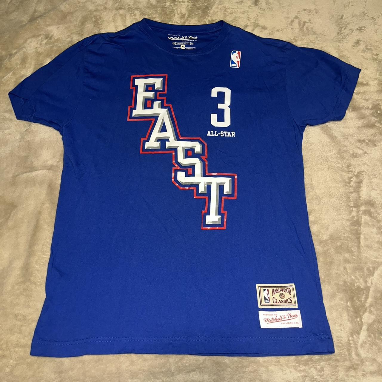 Mitchell & Ness Men's T-shirt - Blue/Navy - S – Blue vintage Mitchell & Ness NBA All-Star …