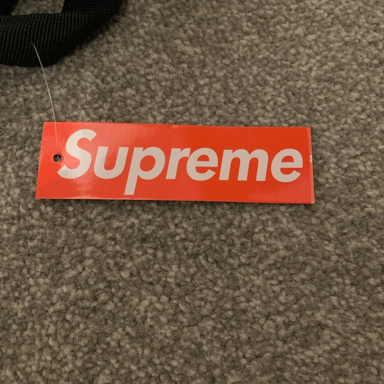 Black Supreme backpack Brand new, 11 supreme... Depop